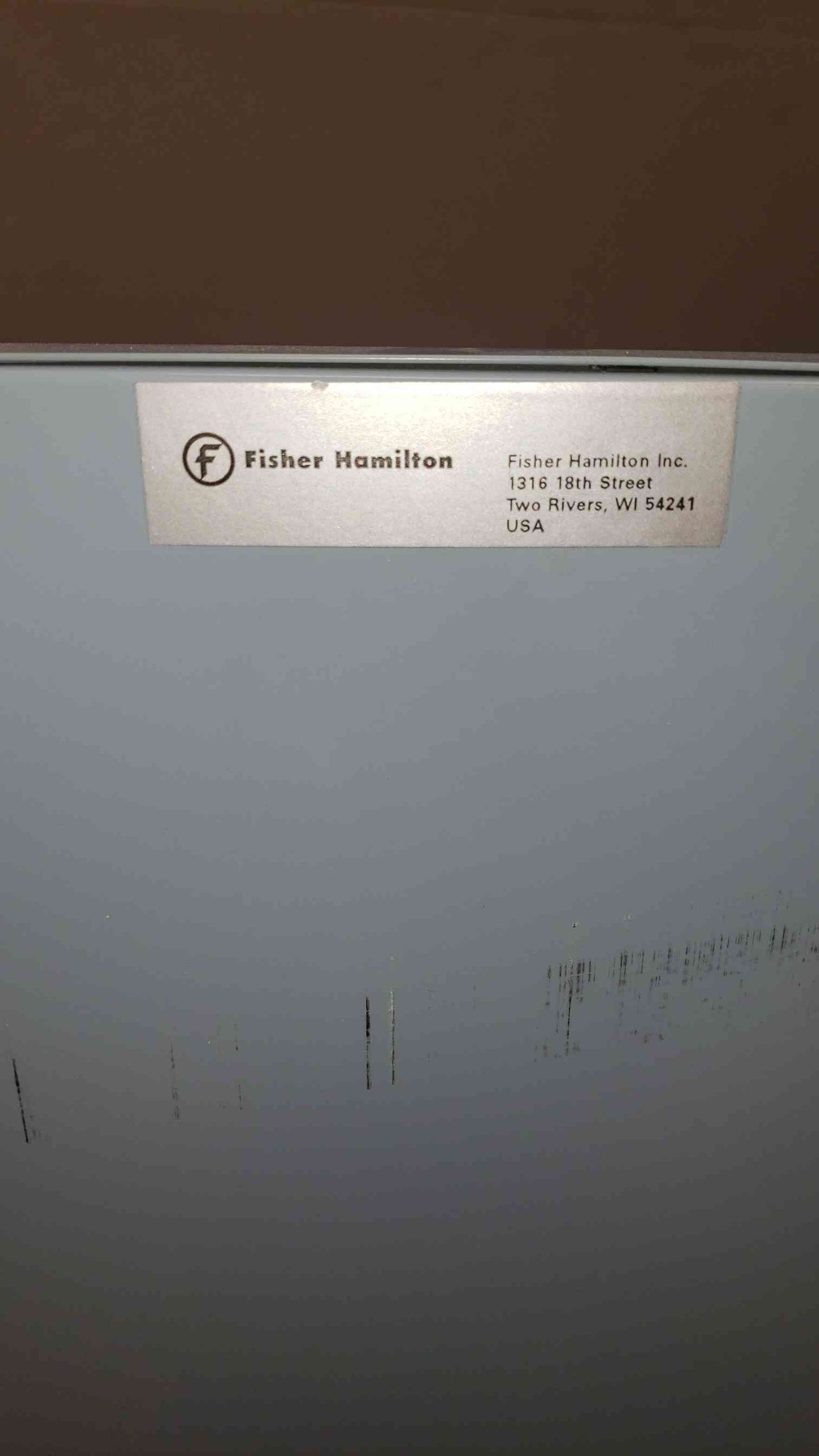 21" Fisher Hamilton Casework W/ 1 Door(3872AA)