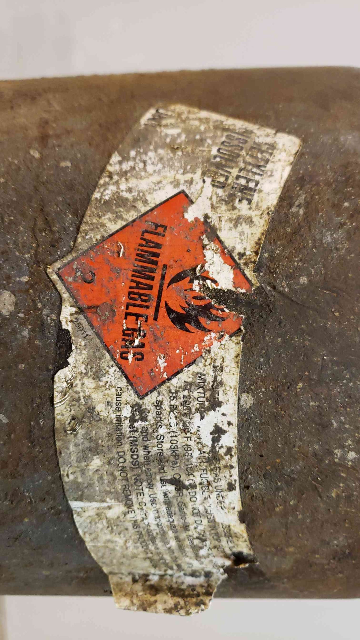 Ocetylen Flammable Gas Cyclinder Empty(Q16511)