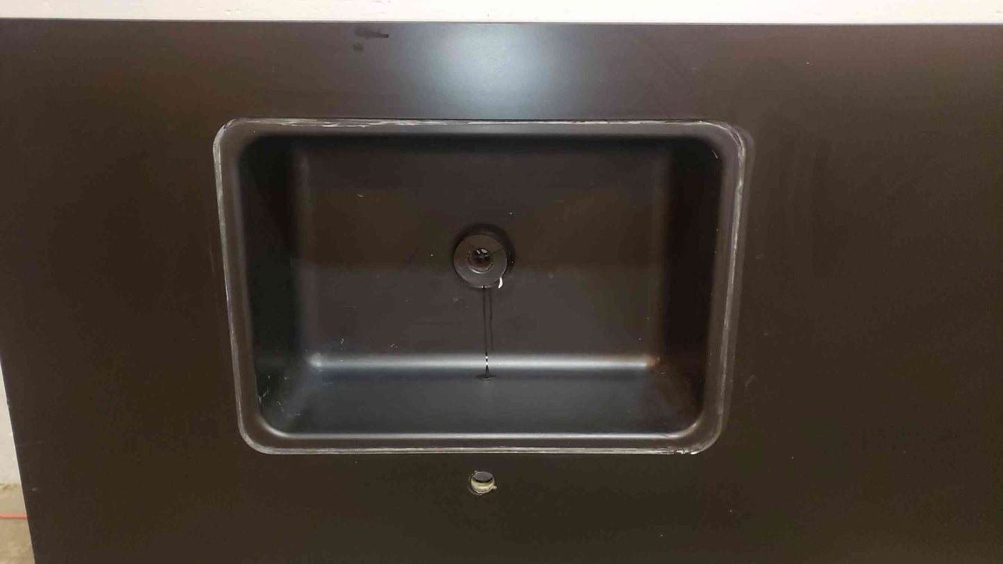 8ft Black Epoxy Counter Top Double Basin(100415)