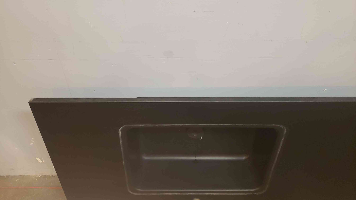 8ft Black Epoxy Counter Top Double Basin(100415)
