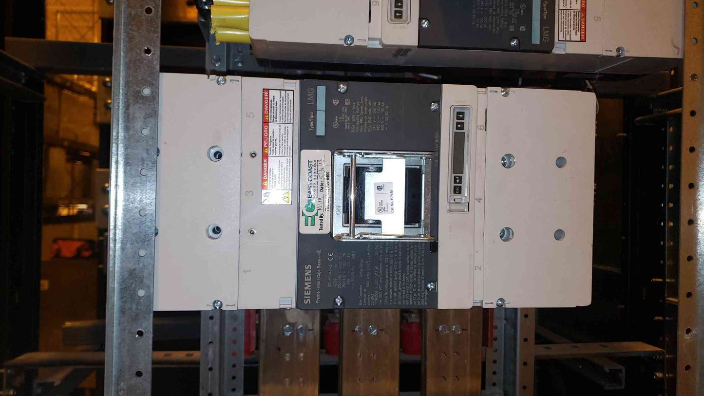 2000A Siemens Cubicle Bus & Breaker Distribution Switchgear 277/480v 6 Section '13(S6LLST12769)