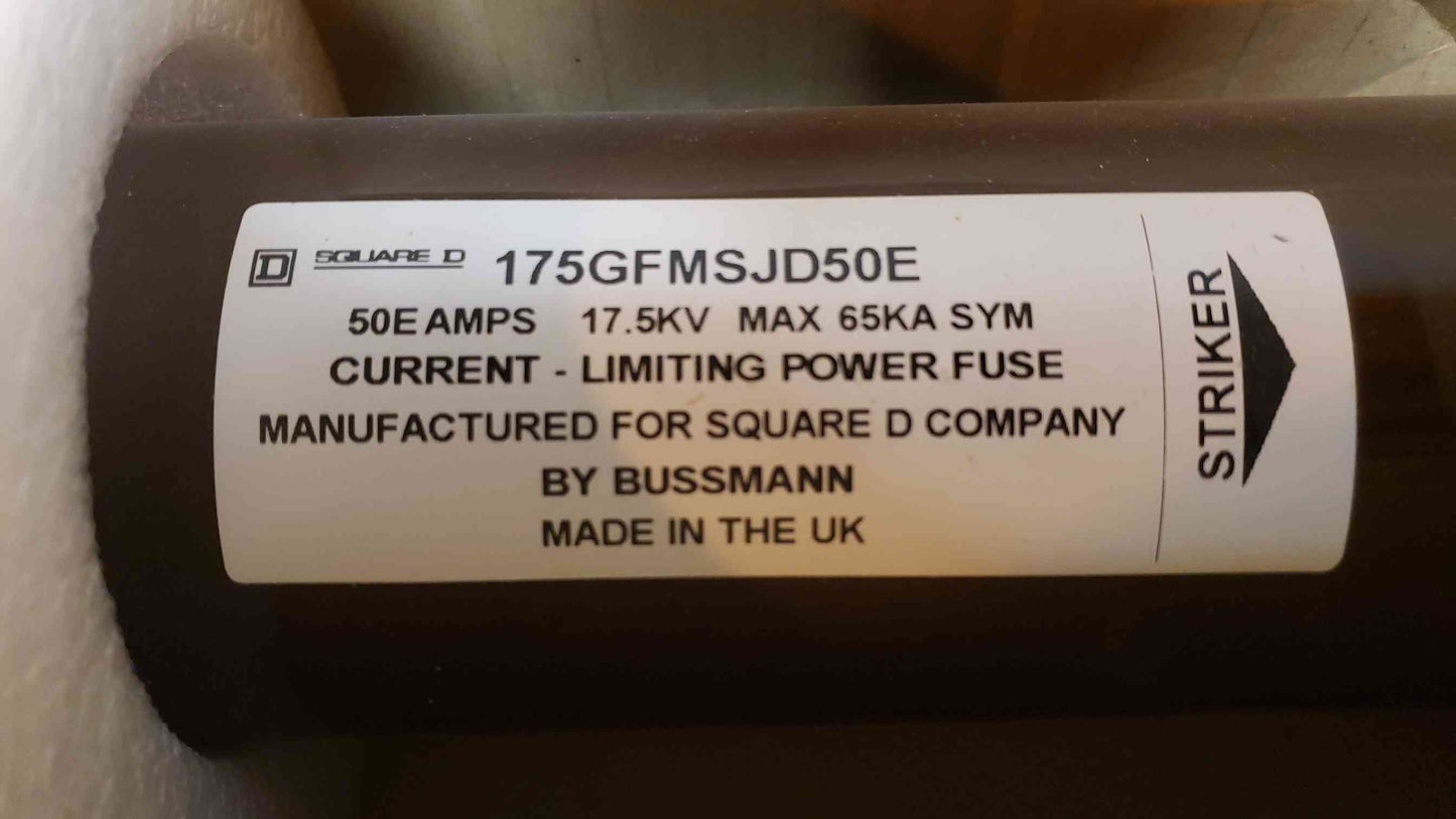 Square D kV: 17.5 Fuse 175GXMSJD50E NEW (SKU: 4971AA)(4971AA)