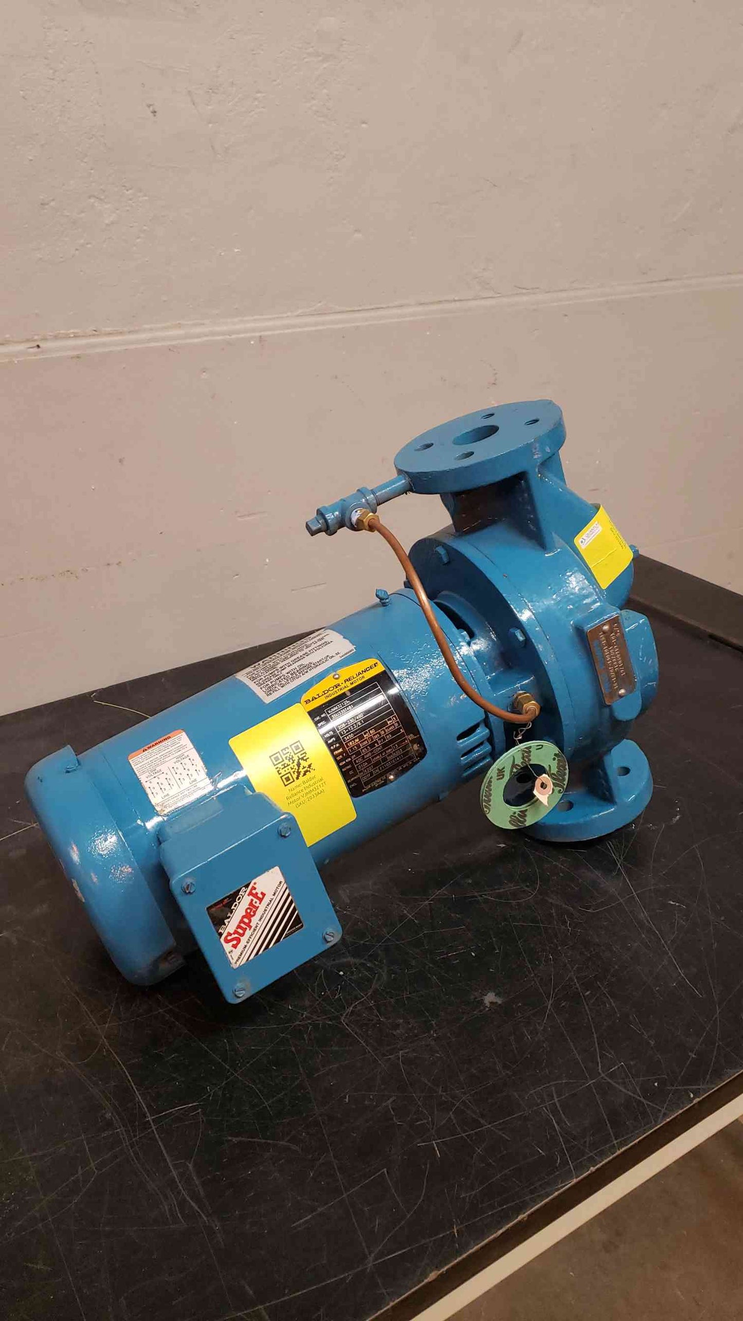 5HP Baldor Reliance Industrial Motor VJMM3212T PACO Pump Package (SKU: 2033AA)(2033AA)