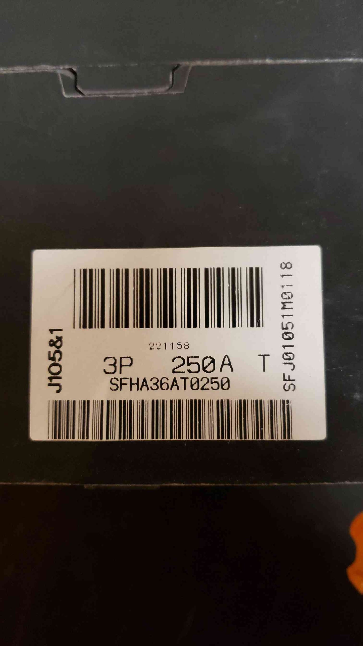 GE Spectra Series 250A Max SFHA36AT0250 (SKU: 2512AA)