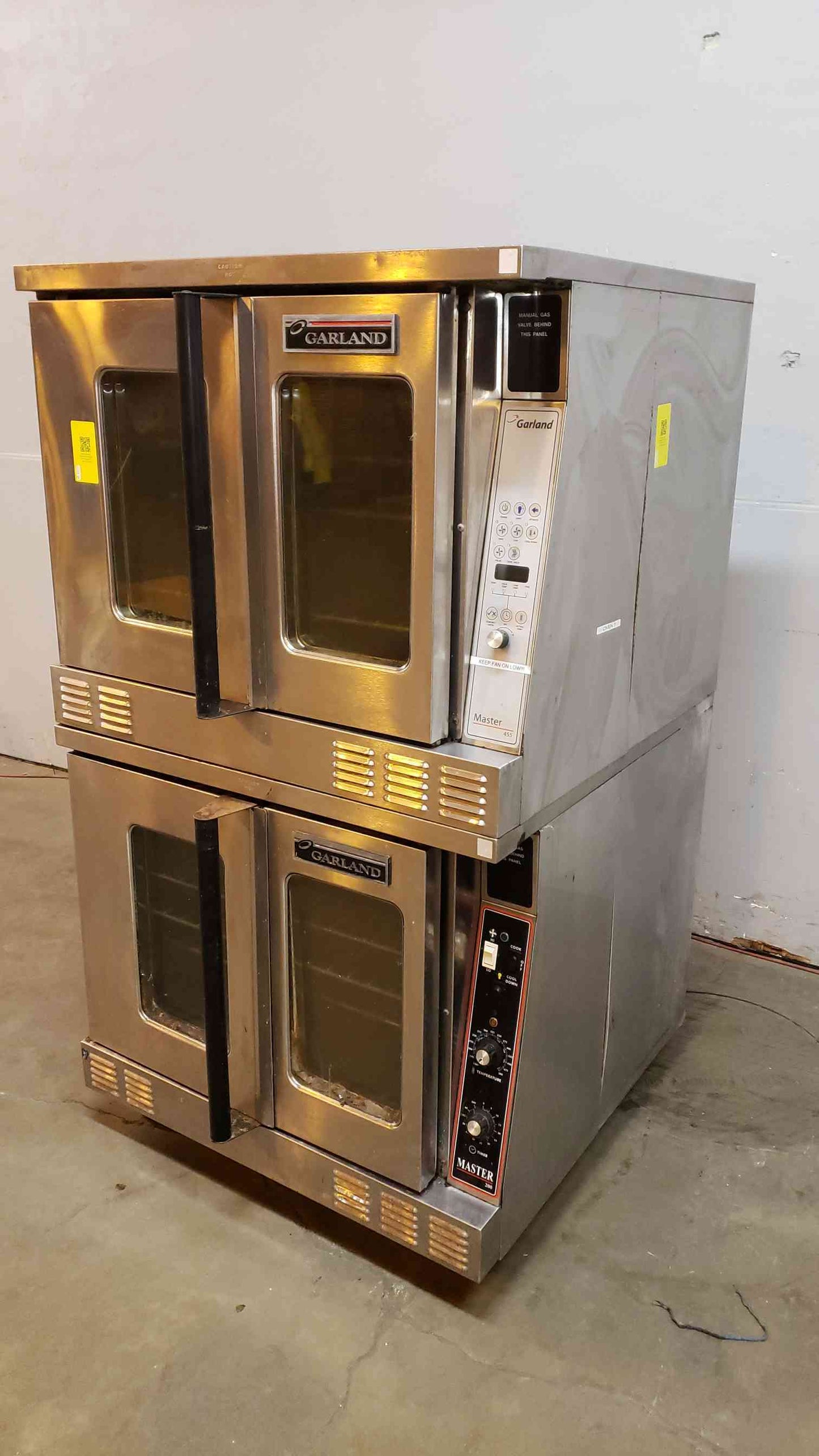 Garland Stainless Dual Oven Master 455 Double Stack (SKU: 3515AA)(3515AA)