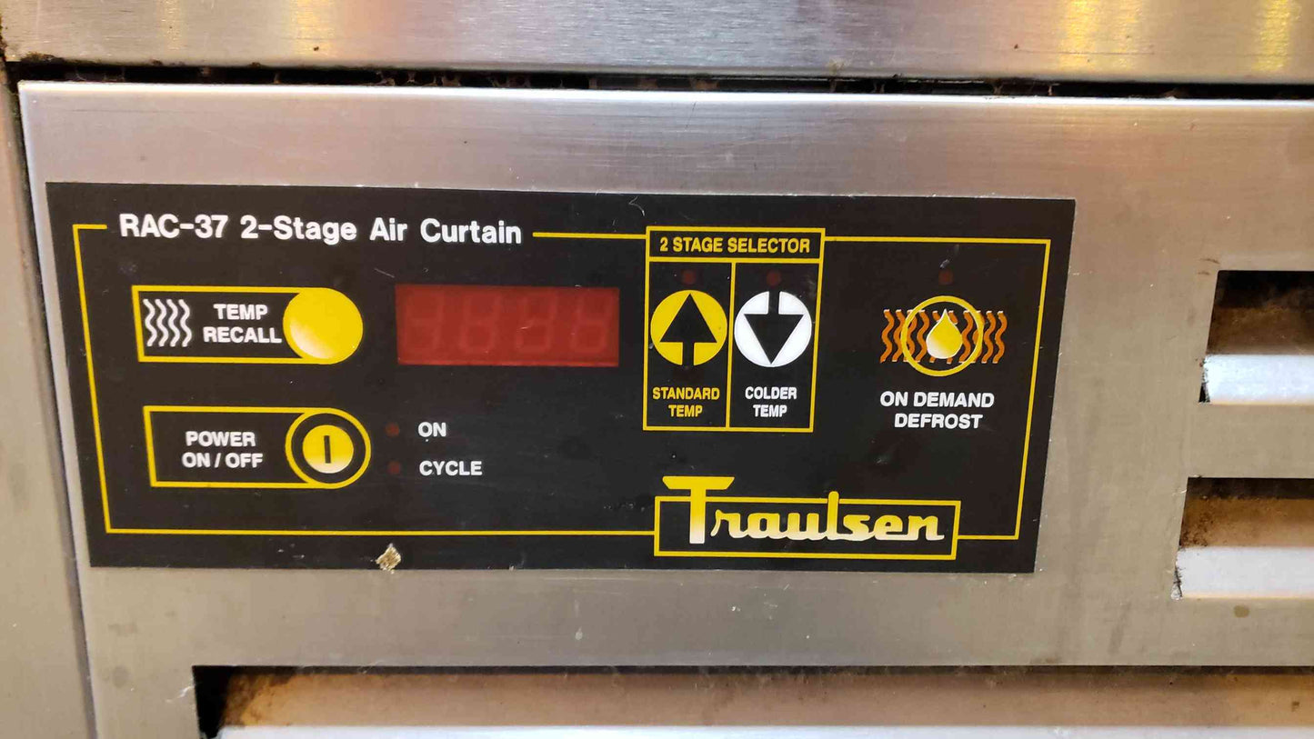 Traulsen Stainless Steel Air Curtain Refrigerator RAC-37 (SKU: 3512AA)(3512AA)