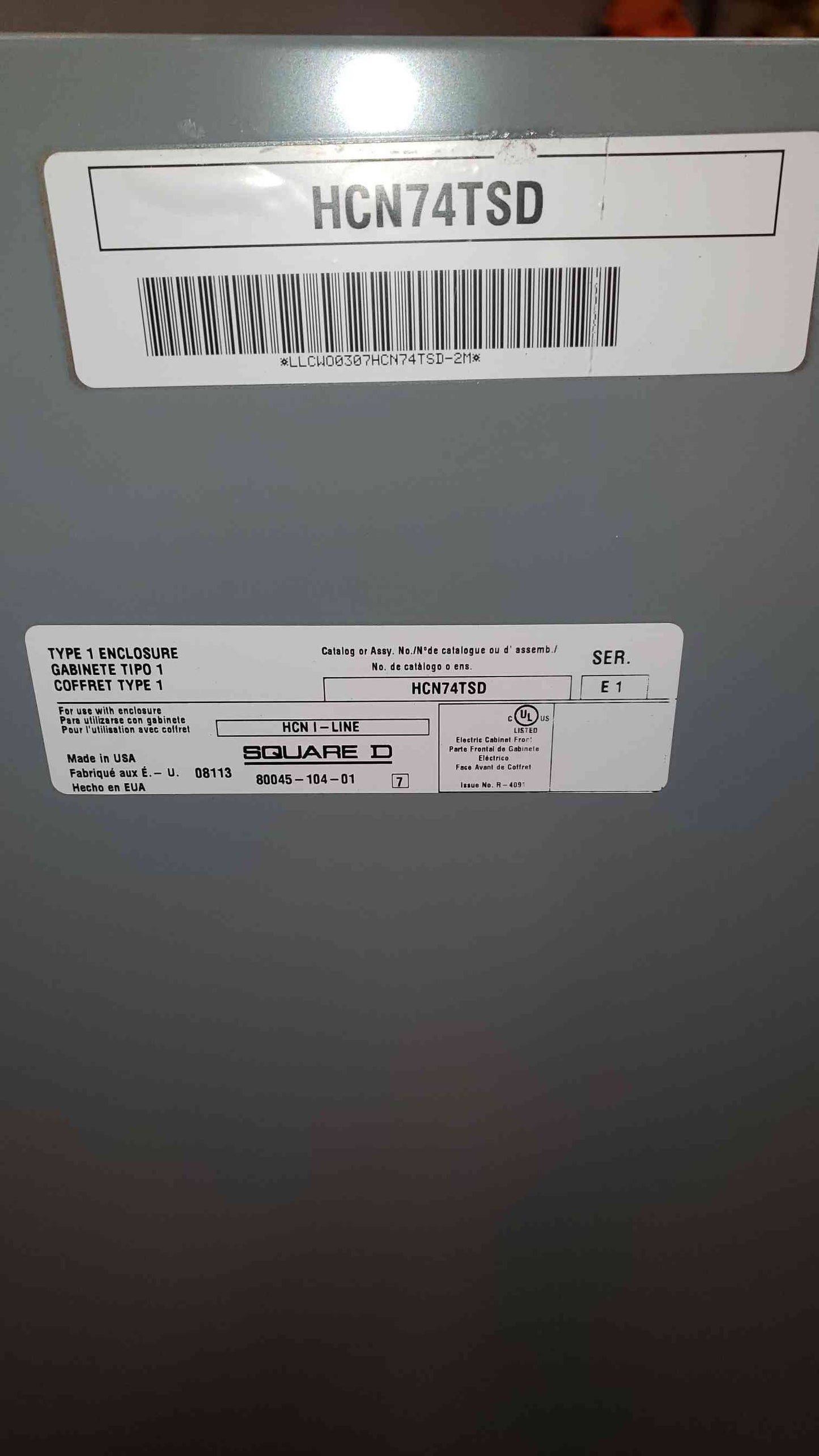 Square D I-Line 225A Panelboard 120/208V with 14 Installed Breakers (101264)(101264)