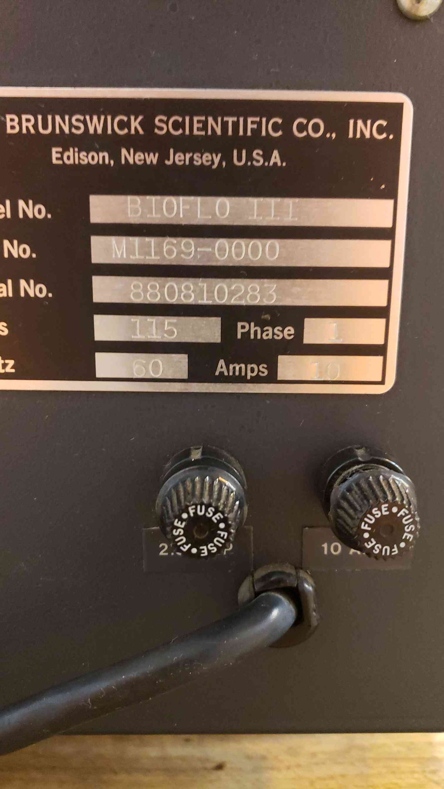 New Brunswick Batch/ Continuous Fermentor BioFlo III (SKU: 4542AA)
