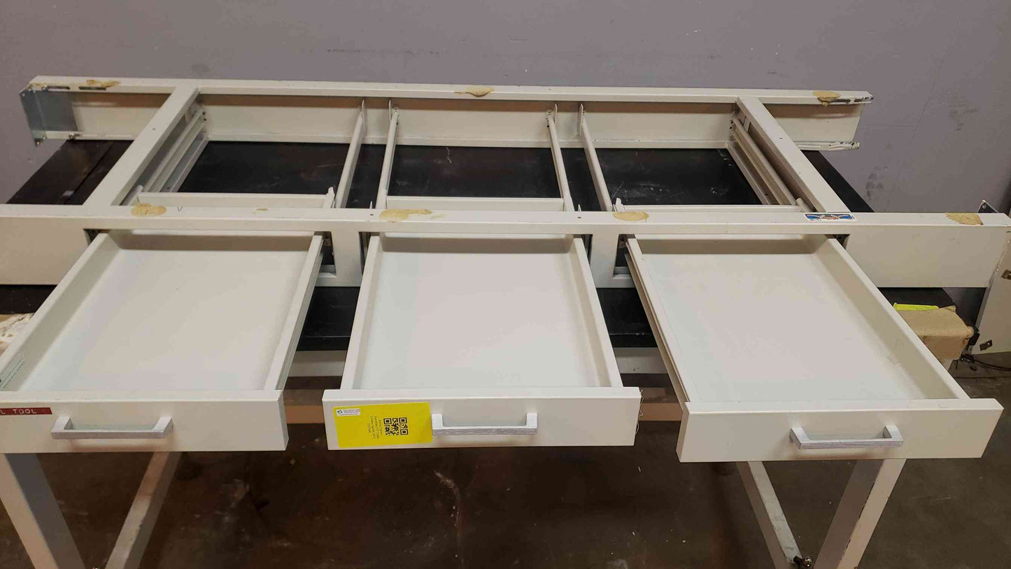 Fisher Hamilton 5'4" Triple Drawer Apron (SKU: 5537AA)(5537AA)