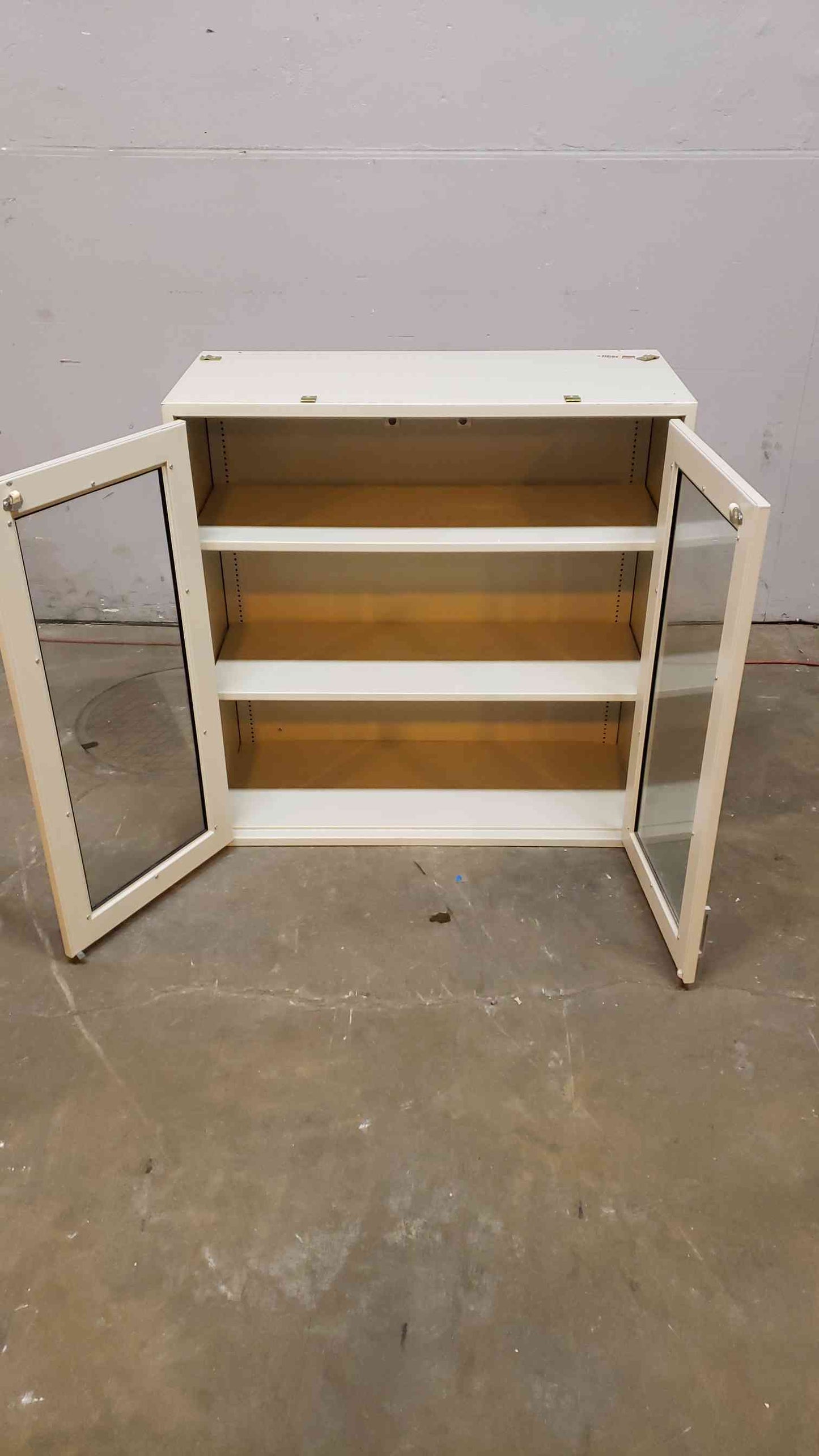 Fisher Hamilton 3' Dual Glass Door Overhead (SKU: 5541AA)(5541AA)