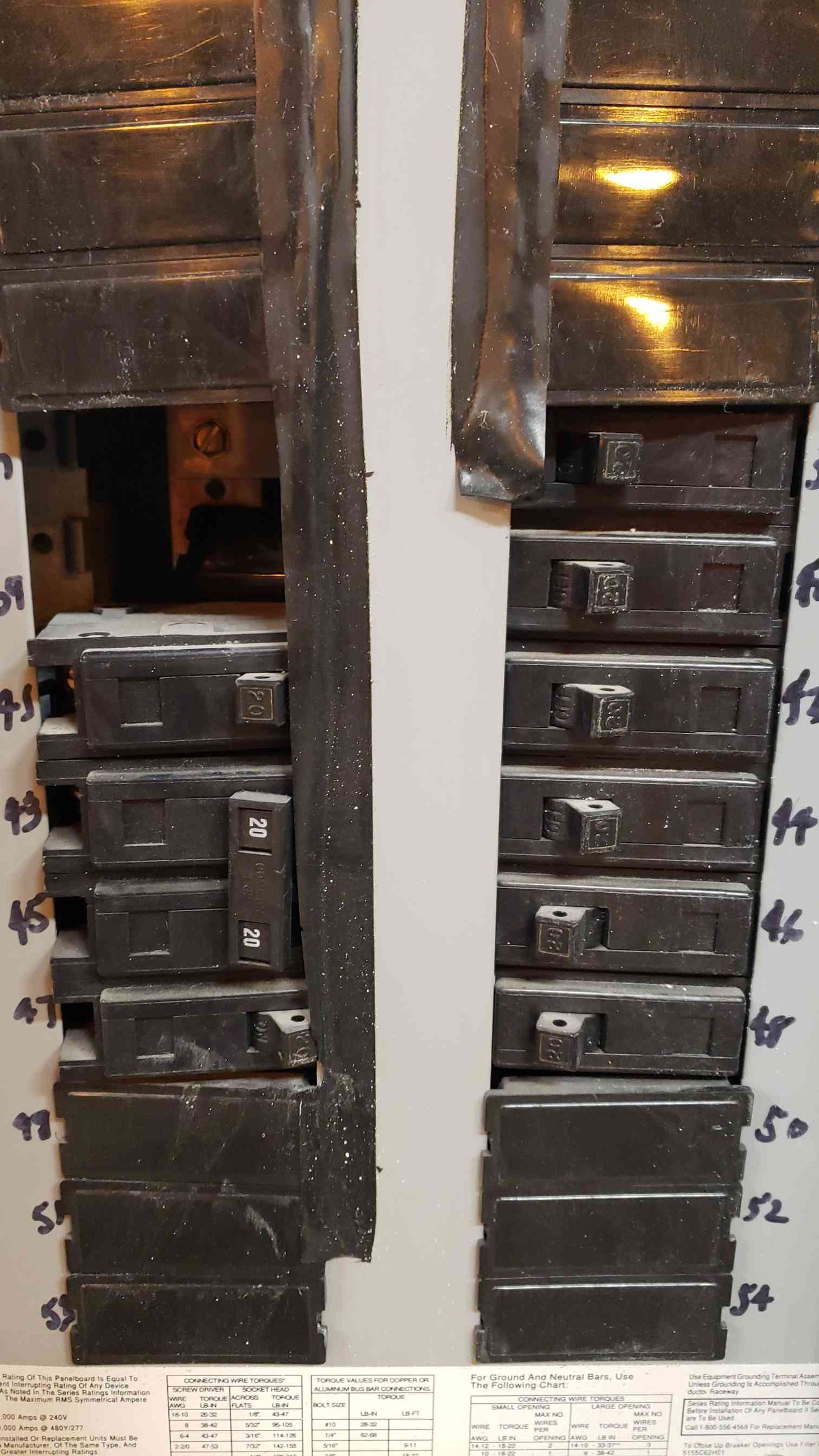 CutlerHammer 100A  Panel Box PRL1 with Main (SKU: 1575AA)(1575AA)