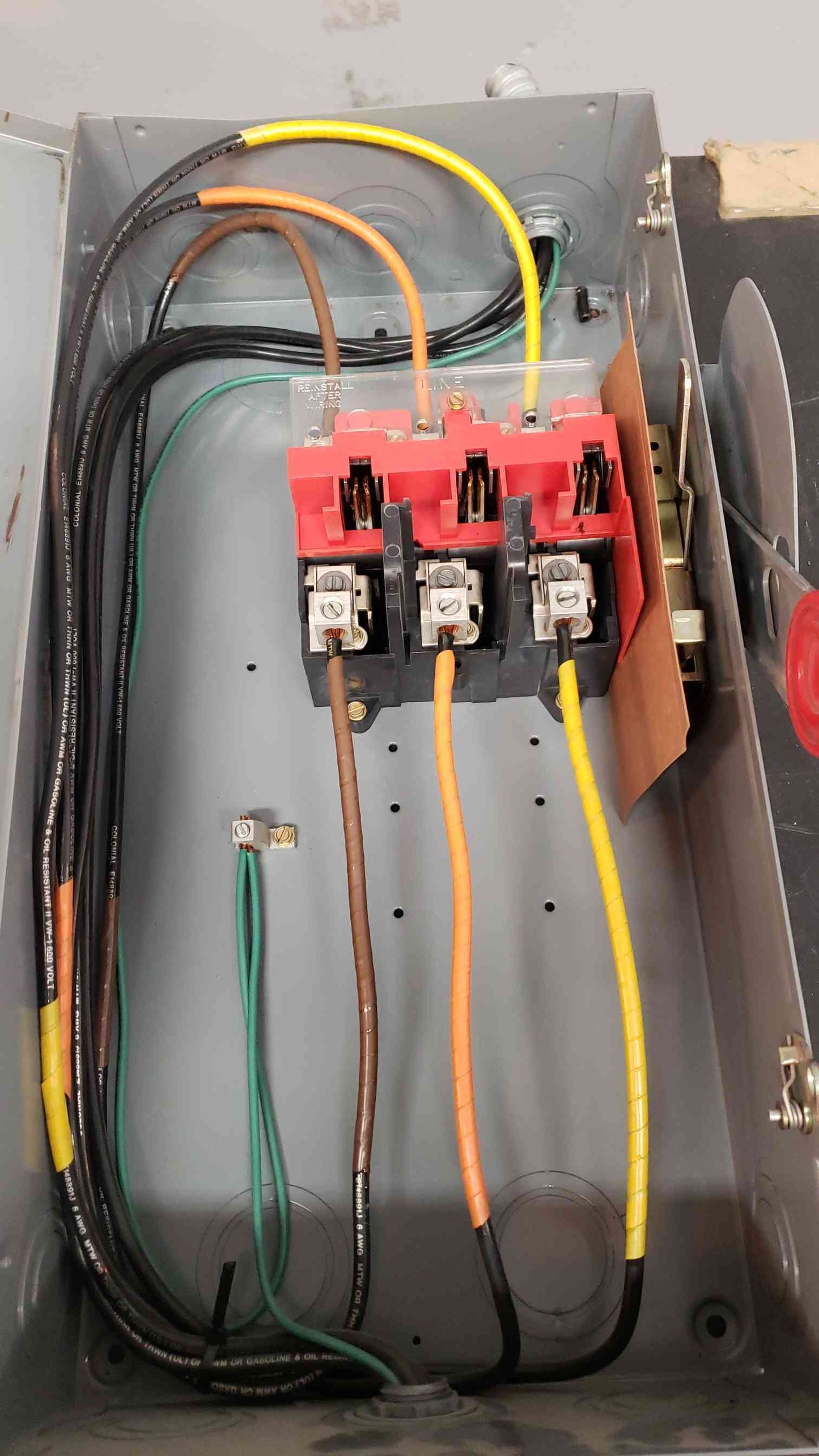 CutlerHammer 100A 600V Heavy Duty Safety Switch DH363UGK (SKU: 2079AA)(2079AA)