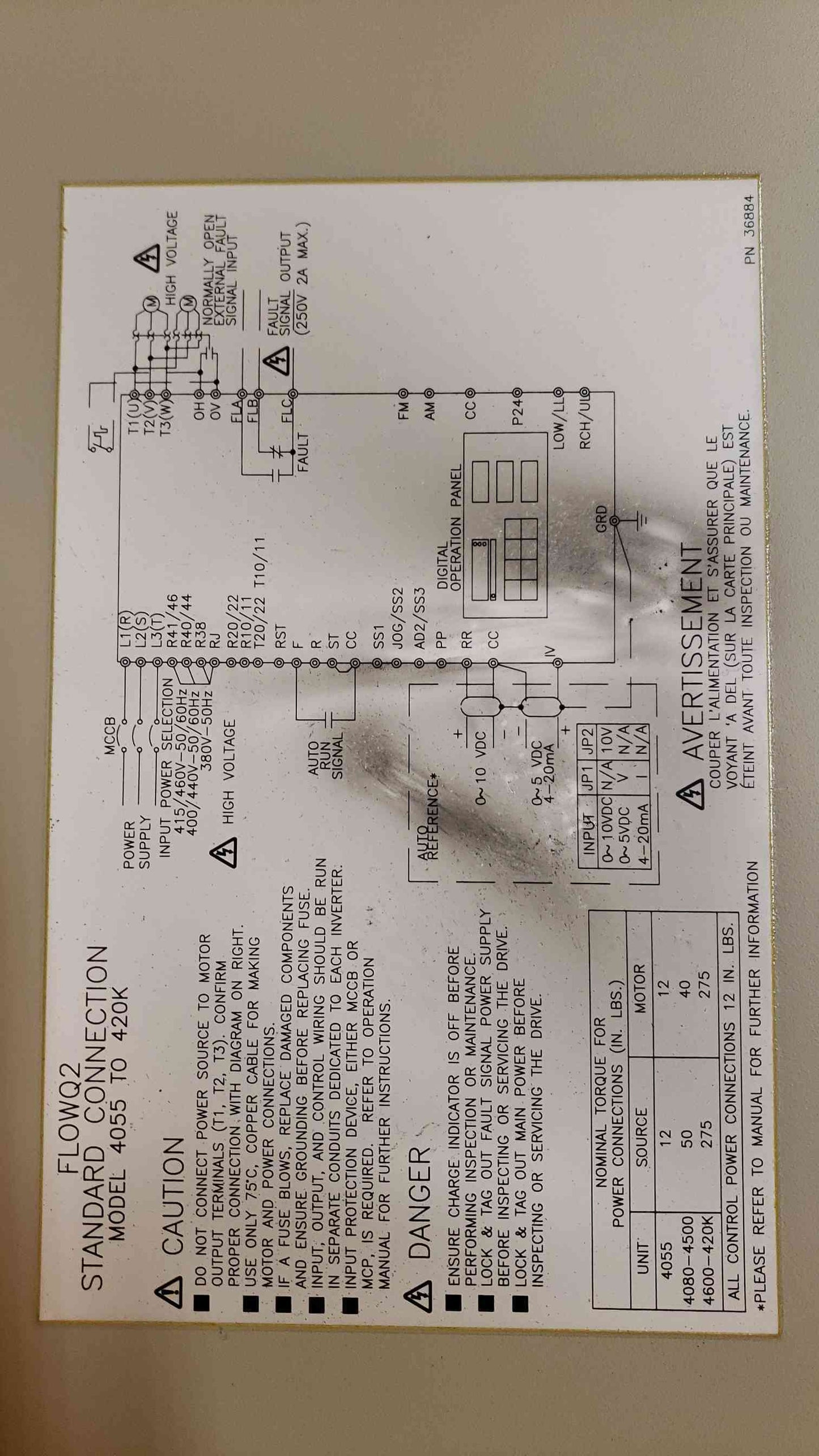 TOSHIBA Transistor Inverter Q-Flowsaver2 FLOWQ2U4400 (SKU: 2567AA)(2567AA)