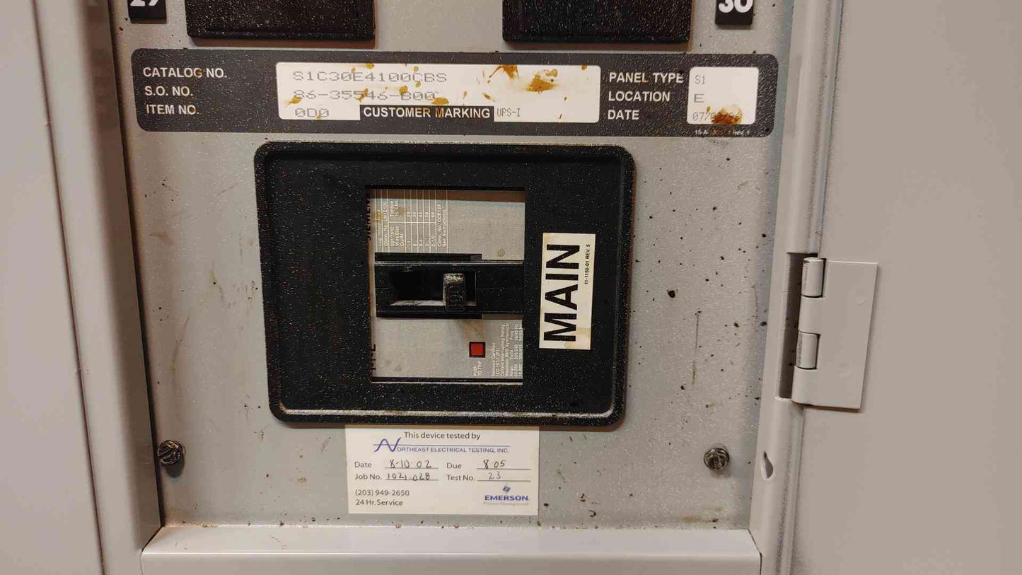 100A Siemens Panelboard w/ Main 250A Max BL Type (2124AA)(2124AA)