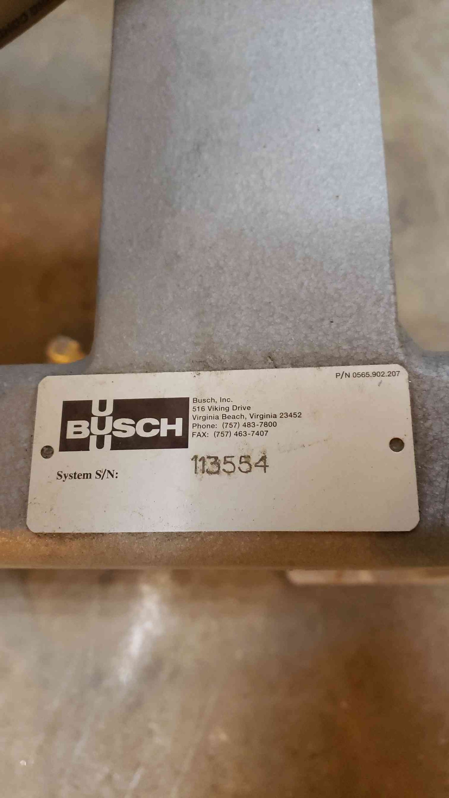 Busch 5HP Vacuum Pump NC0070.ABM6.00RF w/ AllenBradley Controller (SKU: 3066AA)(3066AA)