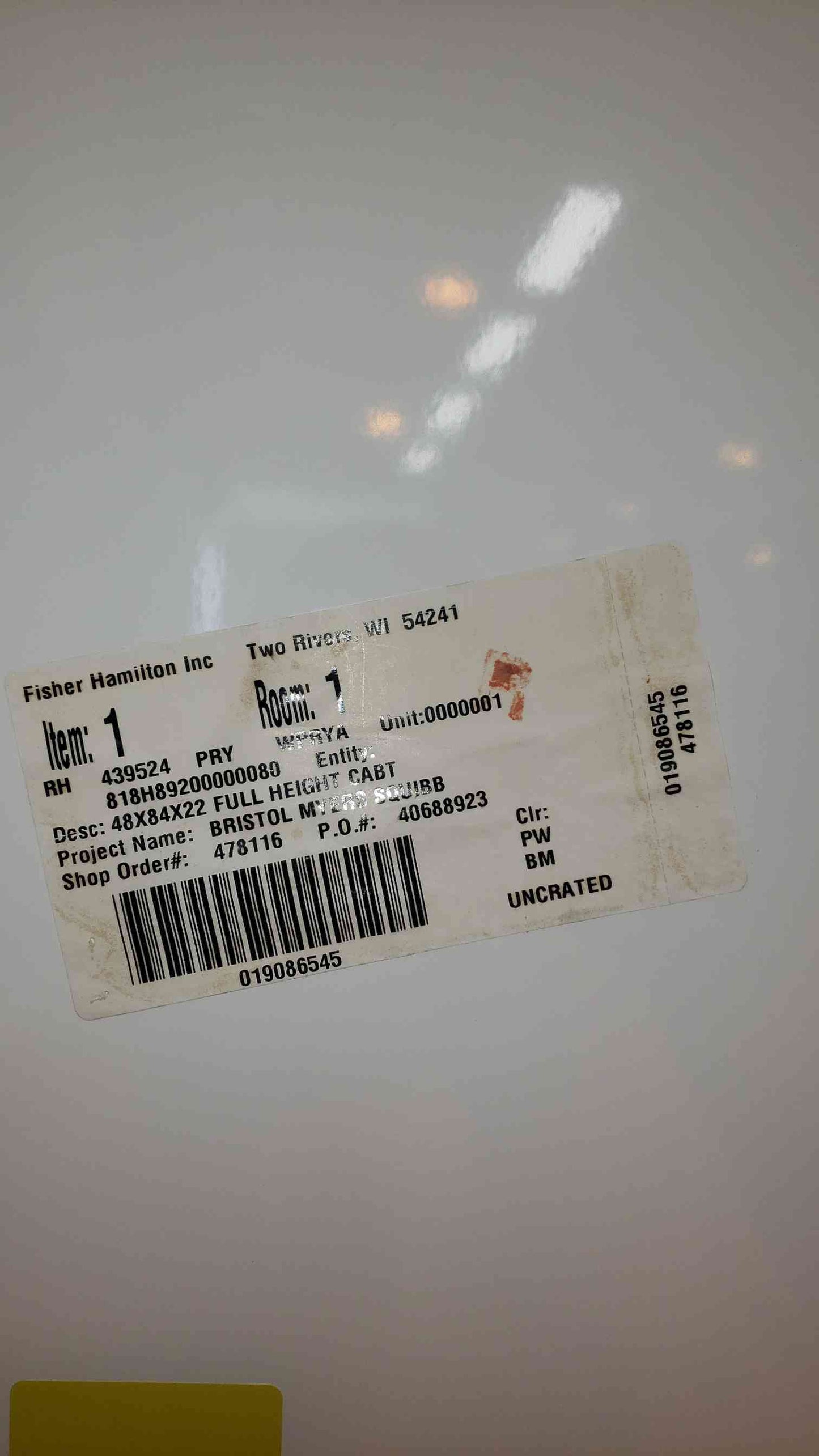 Fisher Hamilton 4' Lab Tall cabinet (SKU: 5387AA)(5387AA)