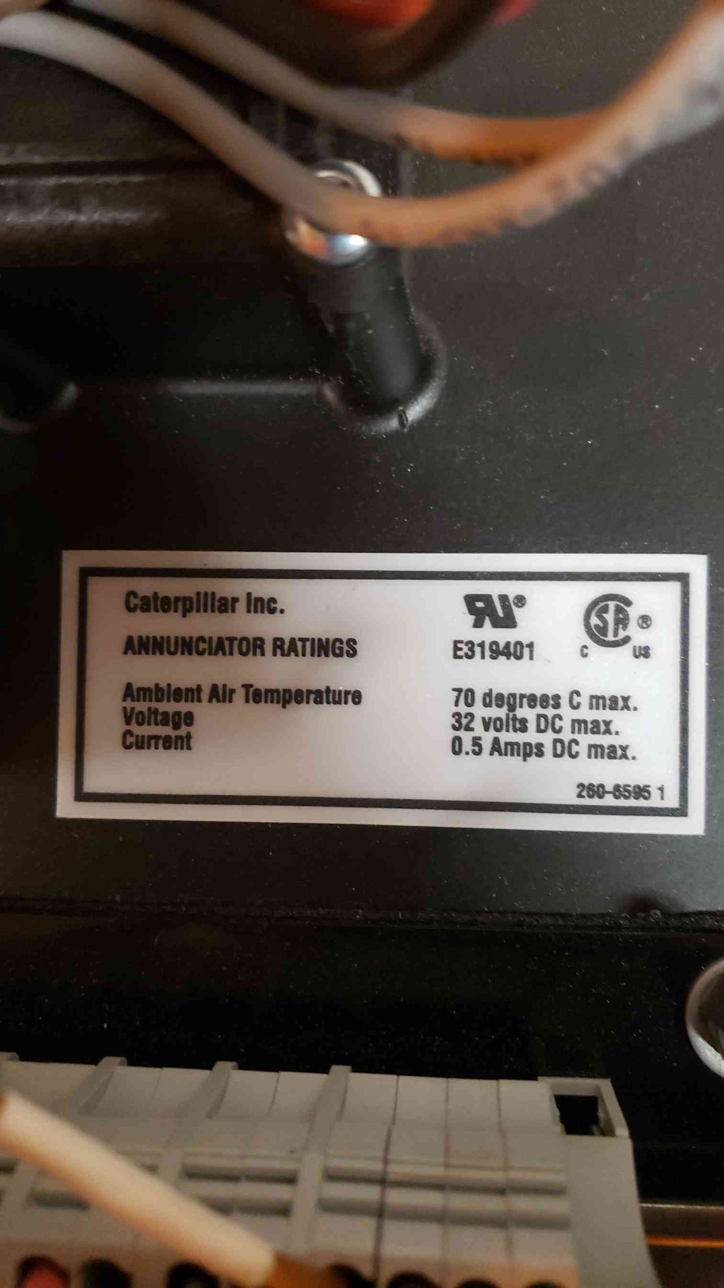 CATERPILLAR Control Panel E319401 (SKU: 4060AA)(4060AA)