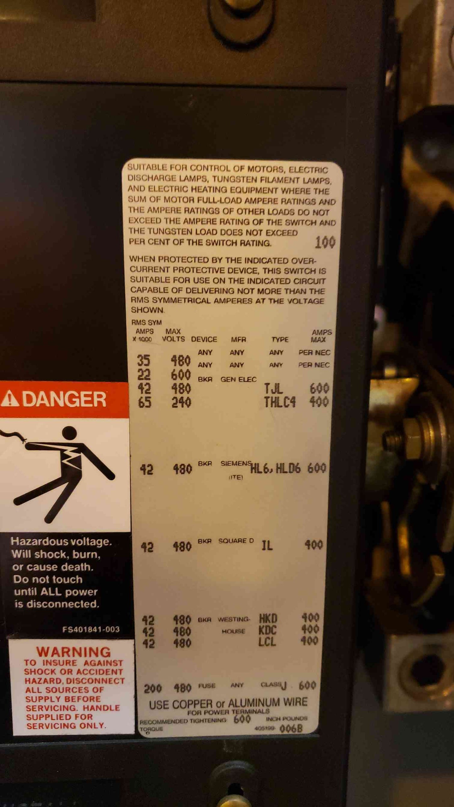 Kohler 208V 225A 3PH Automatic Transfer Switch K168543225 (SKU: 4570AA)(4570AA)