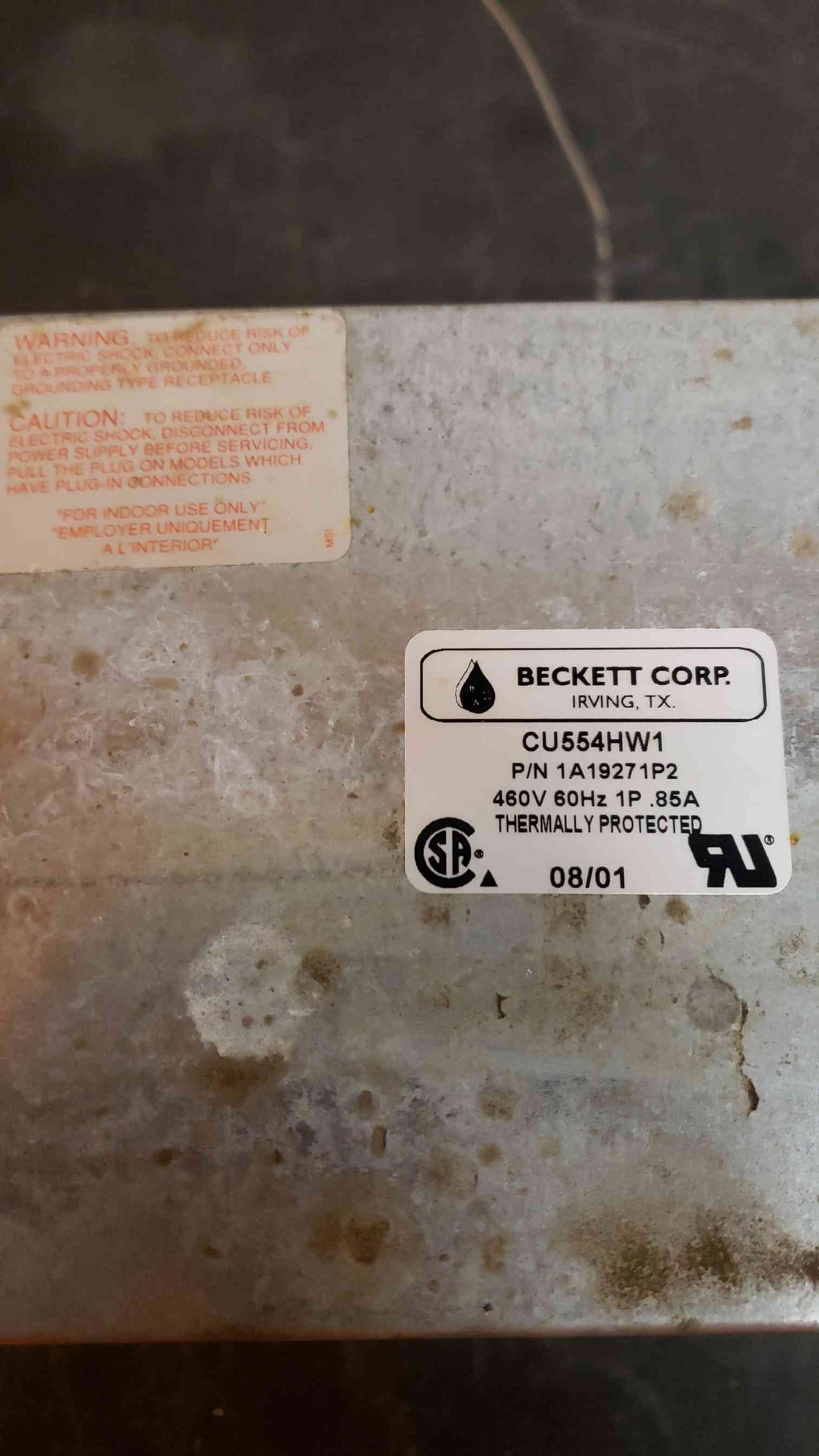 1/5HP Fasco AC Pump 460V (SKU:4577AA)(4577AA)