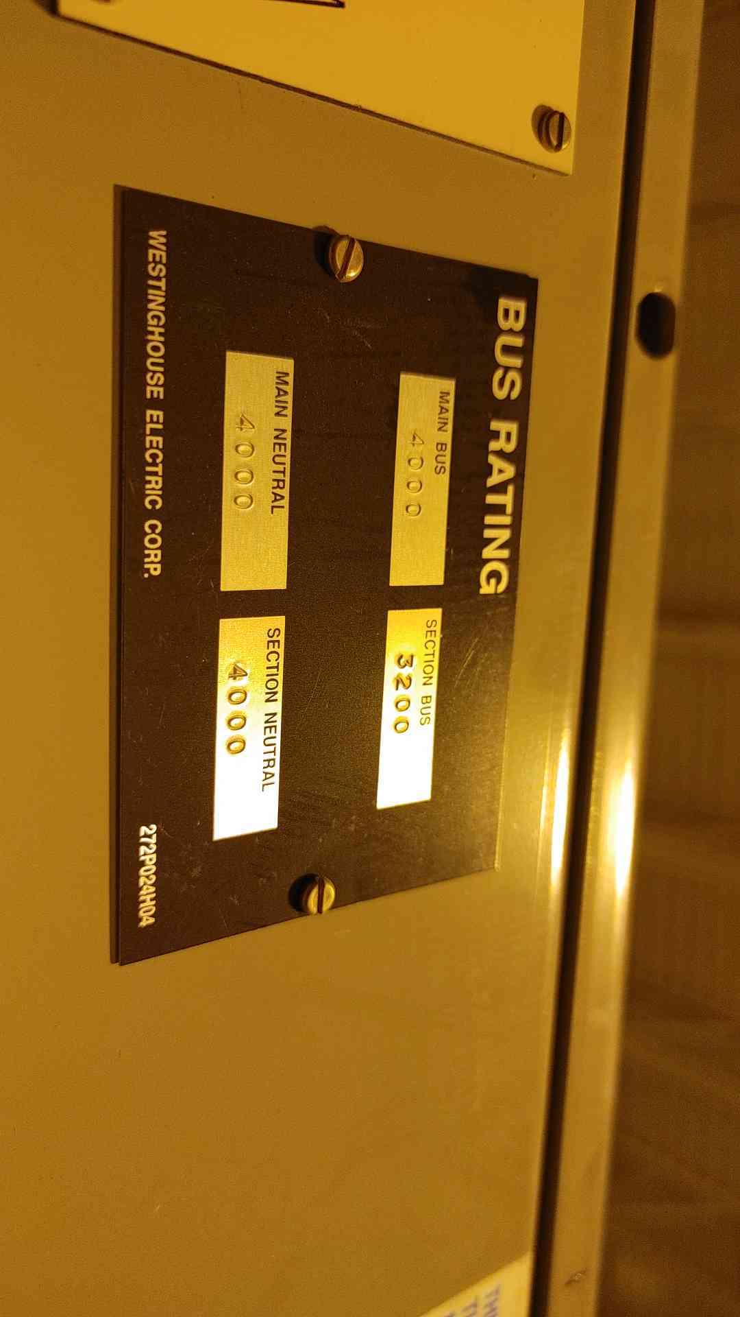 3200A / 4000A Westinghouse VCP DS Switchgear 4x 800a Breakers 2x 3200a Main(101492)