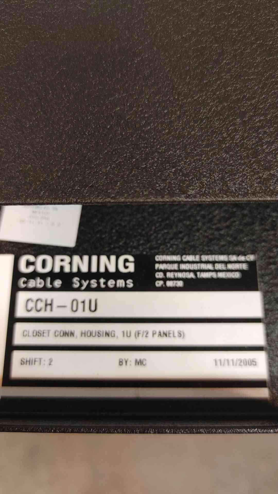 *Pickup Only* Corning Cable Systems Patch Panel CCH-01U(SKU:3646AA)(3646AA)