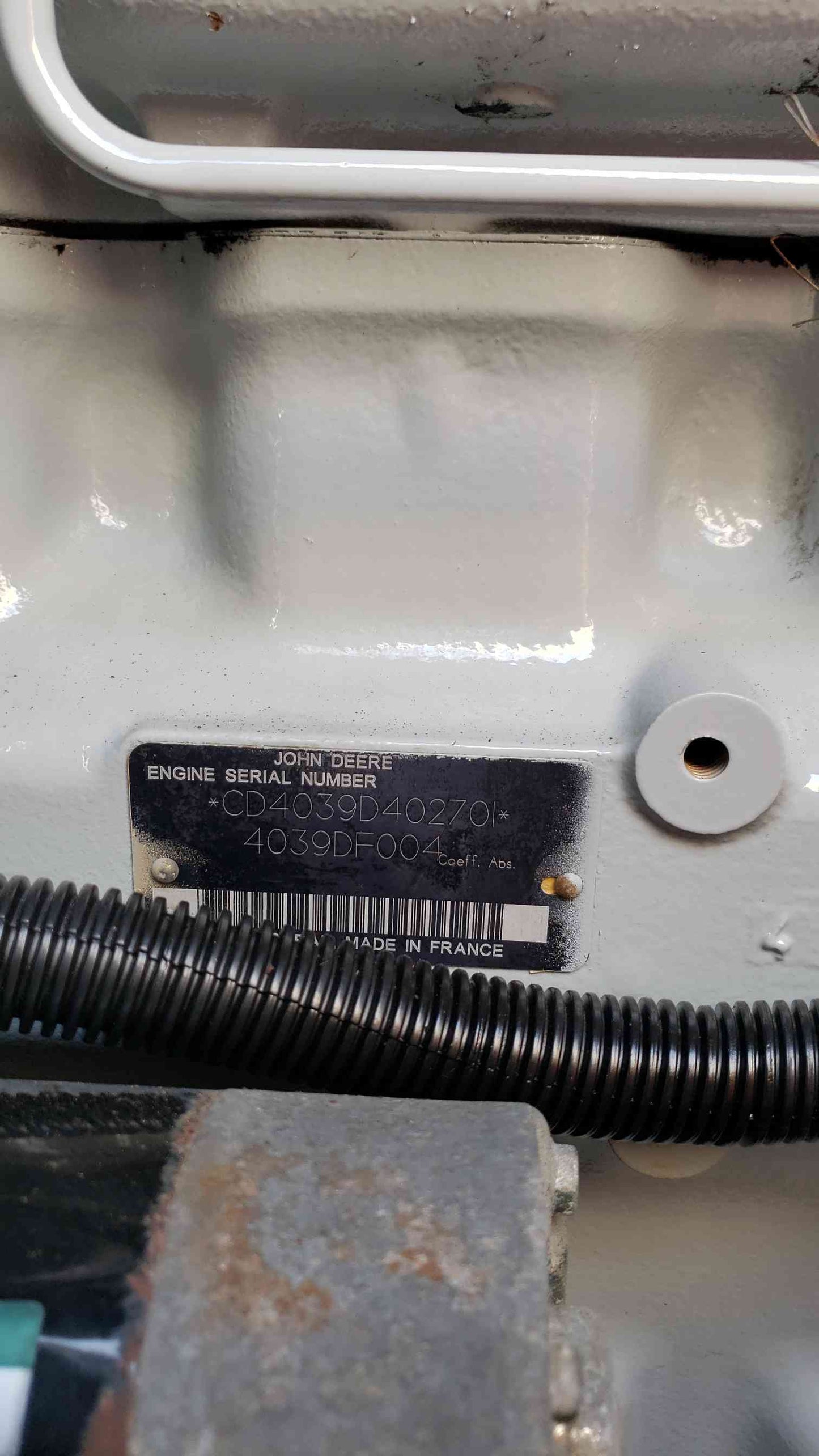 30KW 33KW Kohler 30DSJ John Deere Diesel 4039 839Hrs TESTED (SKU:103102)