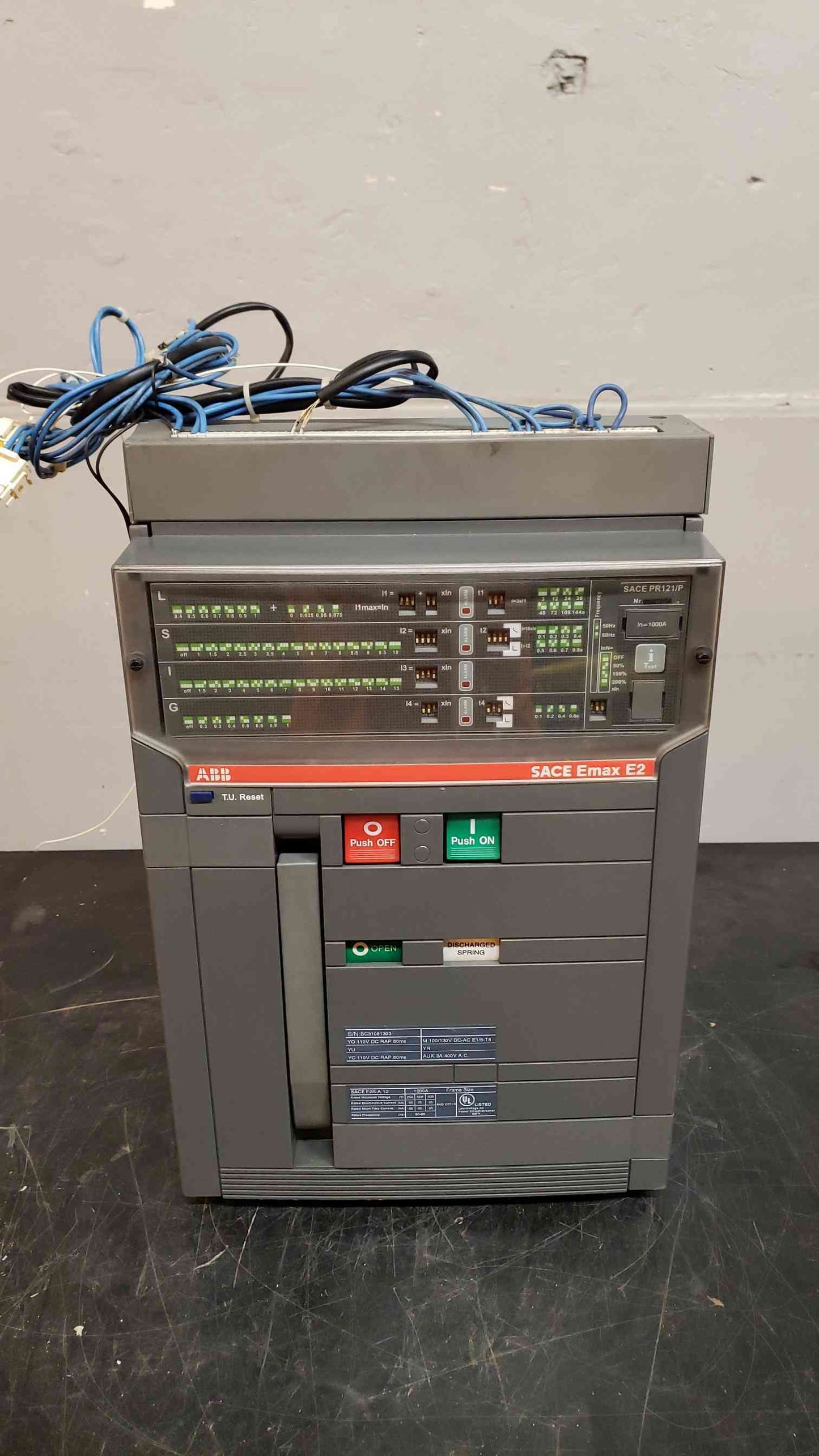 1200A ABB SACE Emax E2 E2SA Circuit Breaker (SKU: 103161)(103161)