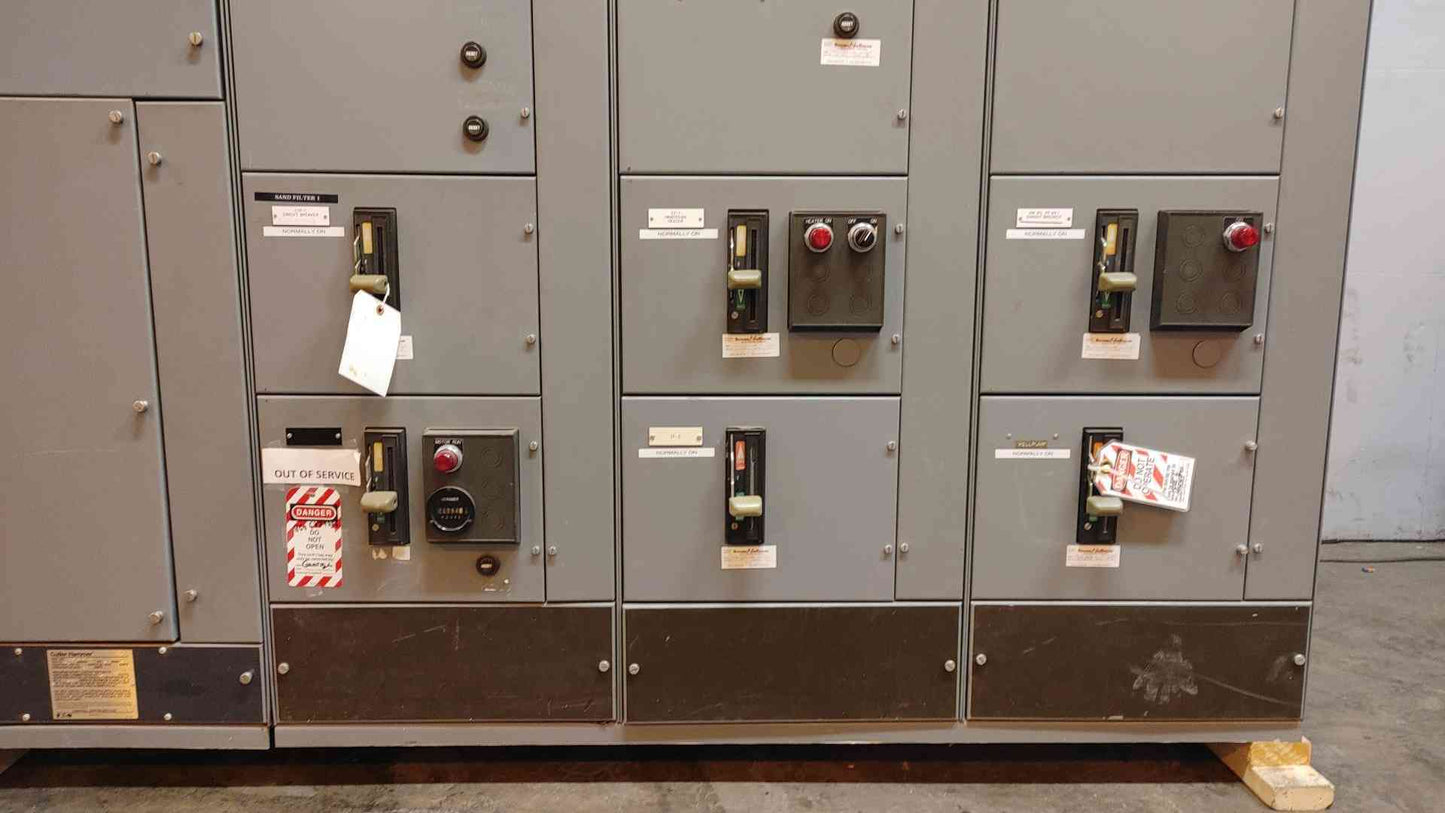 Cutler-Hammer Unitrol Motor Control Center 480V 3PH 3 Wire 6AF1221274-A (SKU:103175)(103175)