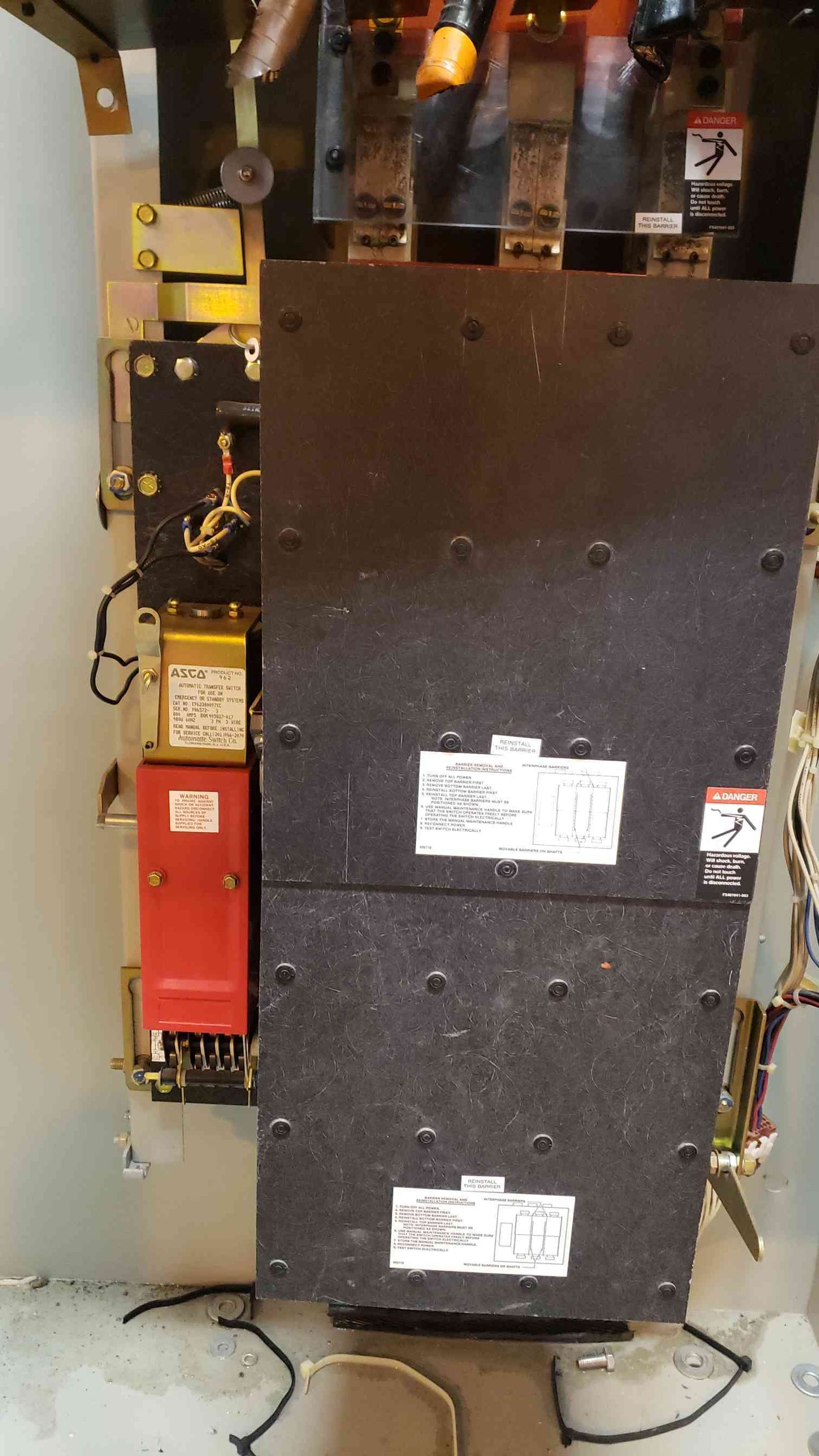 ASCO 962 Automatic Transfer Switch & Bypass Isolation Switch E962380097XC (SKU: 103198)(103198)
