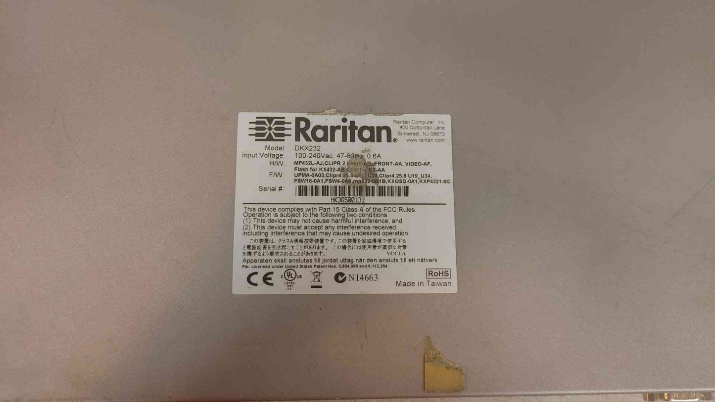 *Pickup Only* Raritan DKX232 Port KVM over IP Switch (103184)(103184)