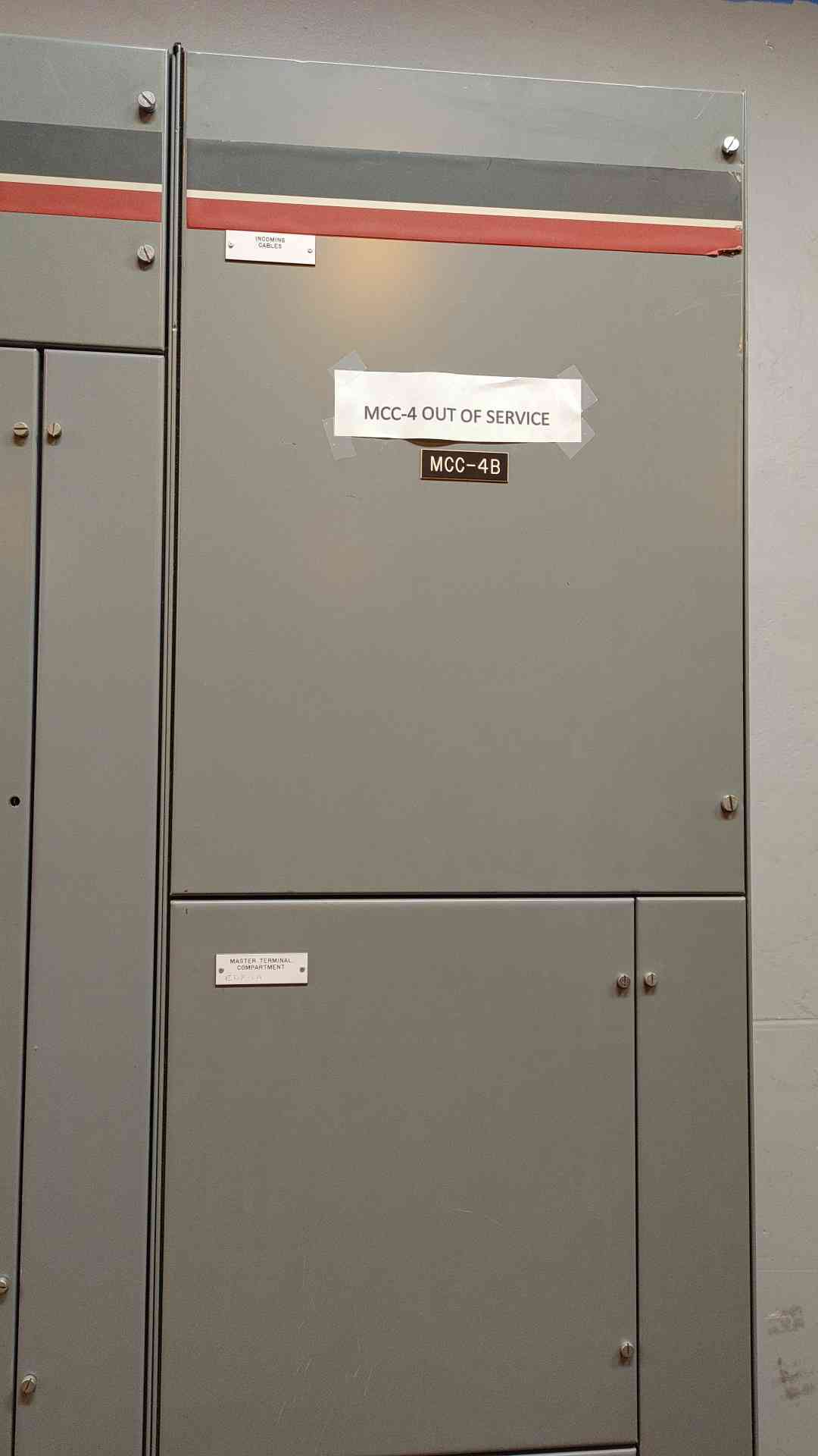 Cutler-Hammer Unitrol Motor Control Center 6AF1221274-D 480V 3PH (103213)(103213)