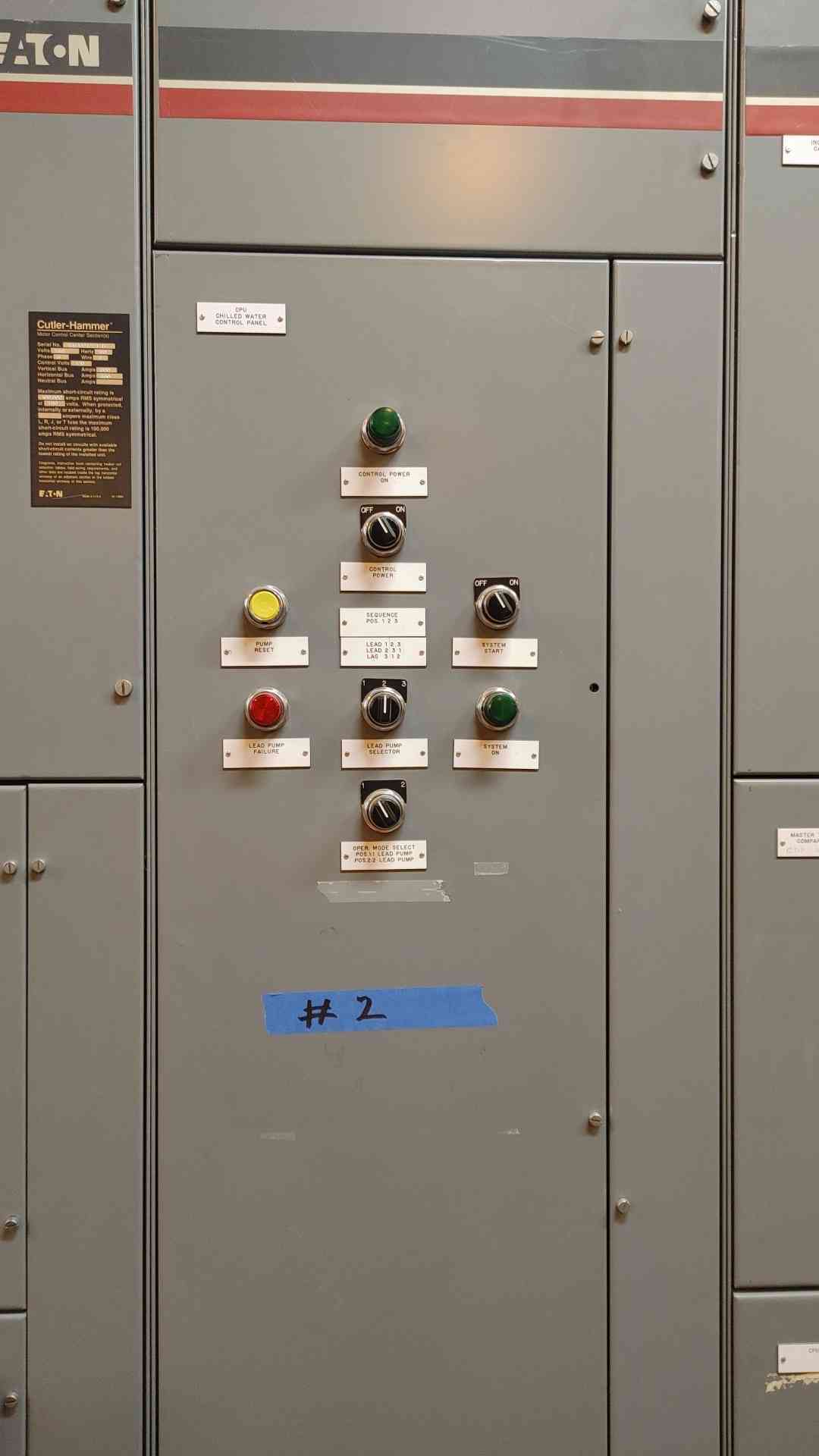 Cutler-Hammer Unitrol Motor Control Center 6AF1221274-D 480V 3PH (103213)(103213)