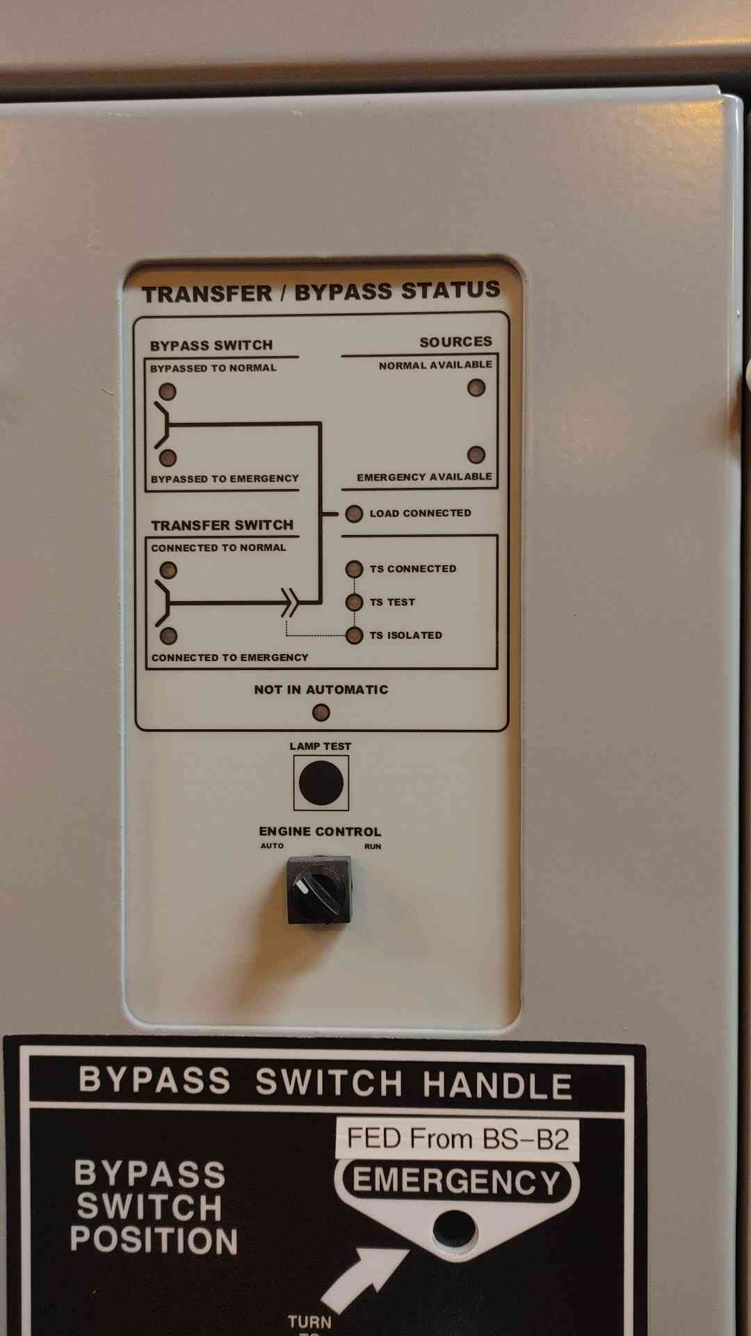 ASCO 7000 Series 800A 480V 3PH Bypass Isolation Transfer Switch ATS H07ATBA