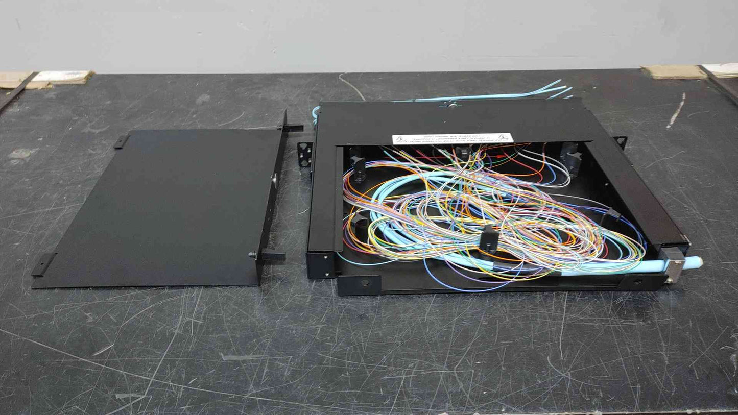 *Pickup Only* ADC TrueNet 1RU 48 Port Rack Mount Sliding Tray Fibre Optic Patch Panel(103253)