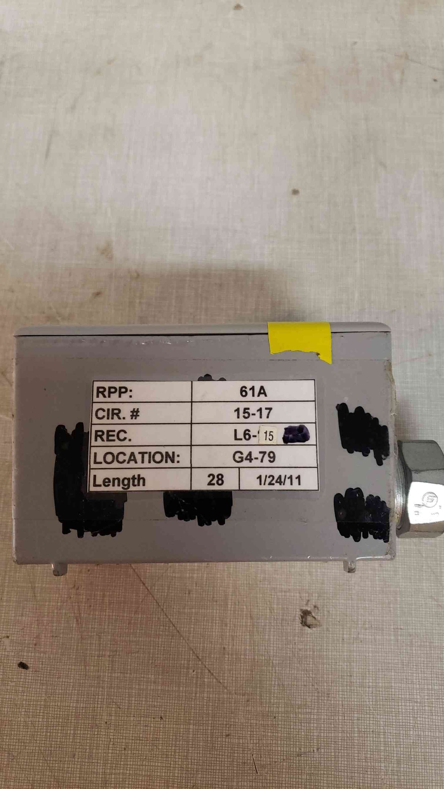 Lot of 57 Russellstoll L6-15 Plug Receptacle 15A 250V(103273)