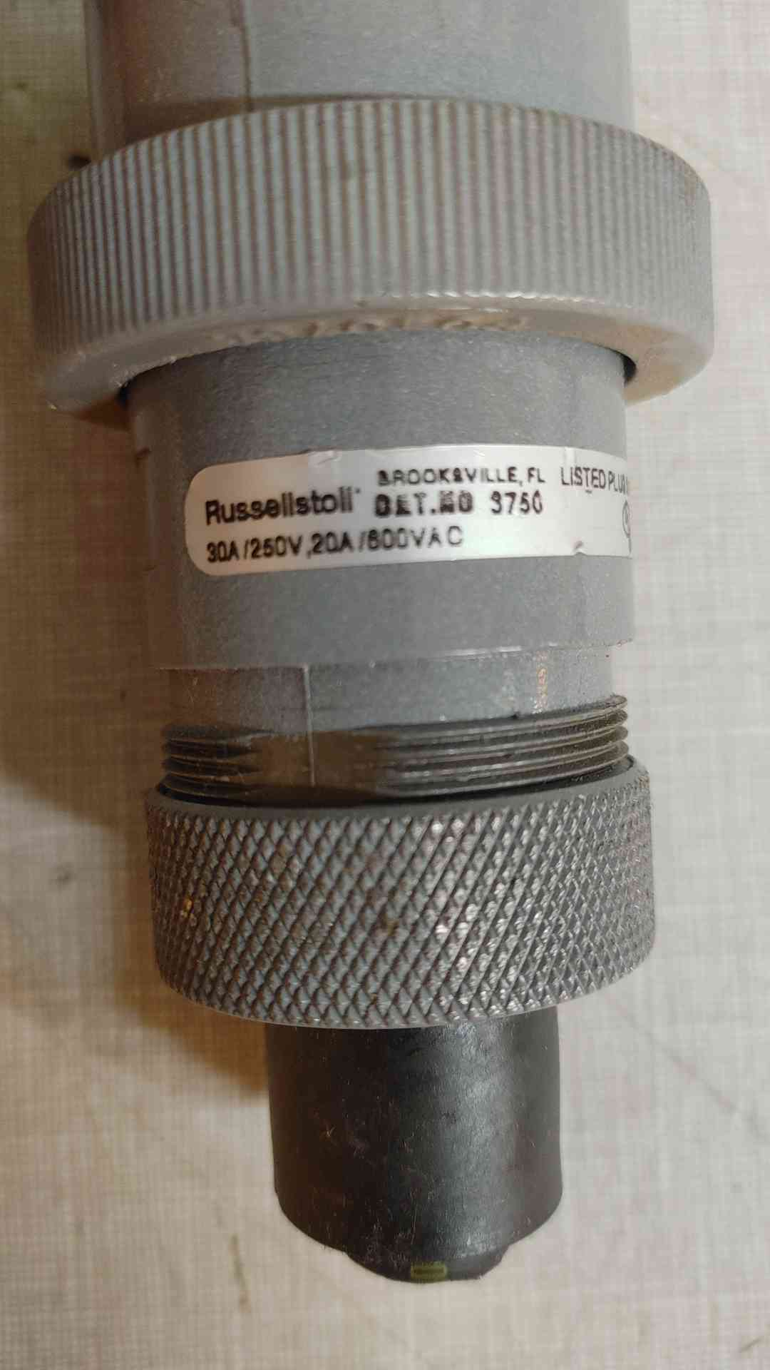 *Pickup Only* Lot of 4 Russellstoll Plug 30A 250V 20A 600VAC 3750(103327)