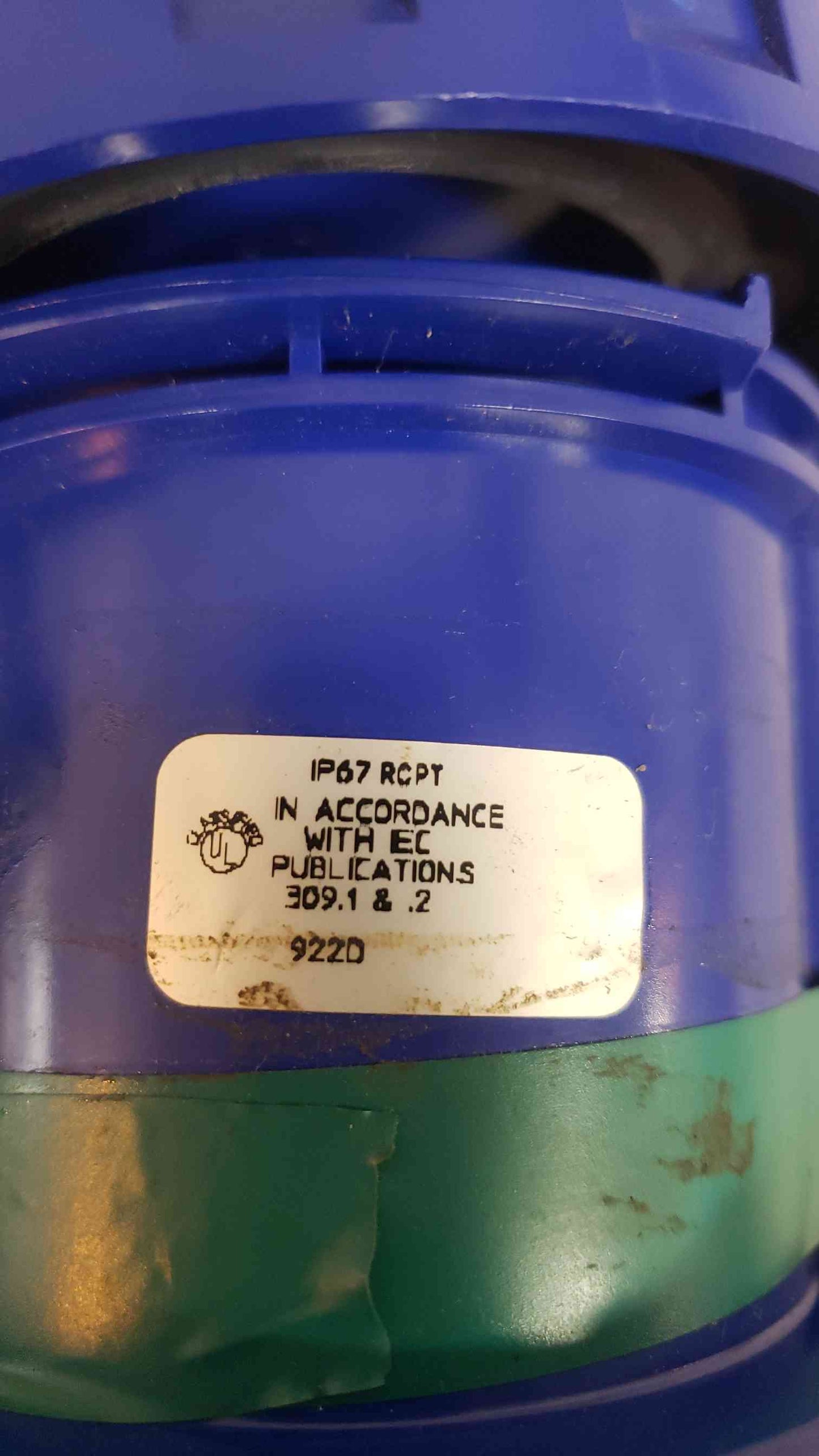 Hubbell Plug Receptacle 3PH 60A 250VAC 3P4W(103332)