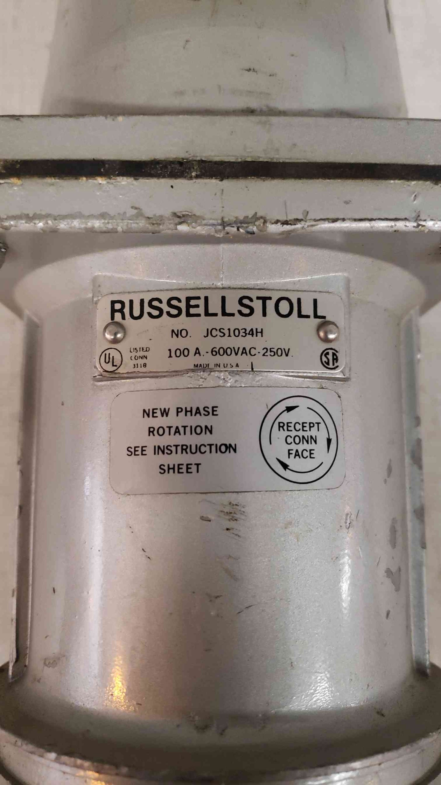 Russellstoll 100A 600VAC 250V JCS1034H(103333)