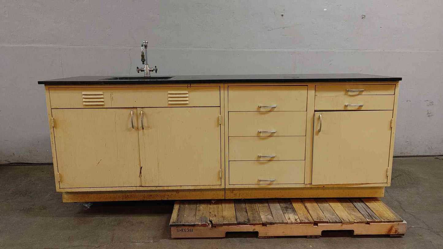 8' Kewaunee Sink Bundle W/ Drawers Metal Lab Casework(103464)