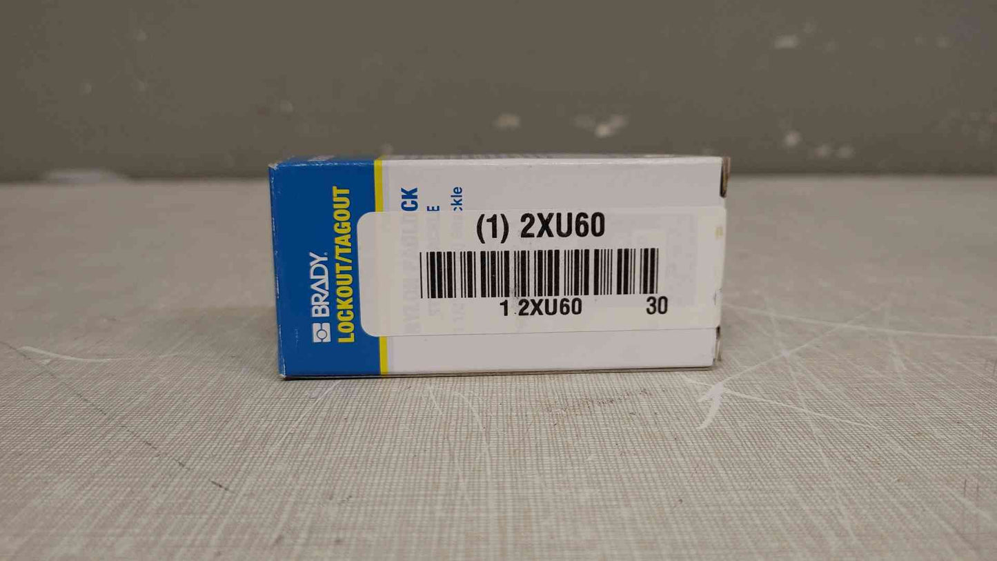 Lot Of 5 Red Brady Lockout/Tagout Nylon Padlocks 2XU60(103507)