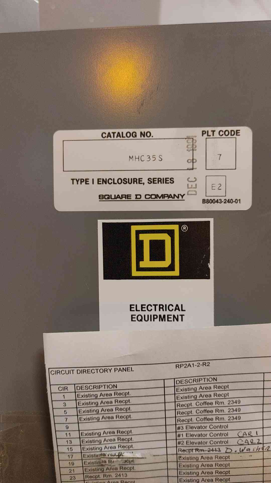 225A Square D NQOD Panelboard 208Y/120V 3PH 4 Wire NQOD442L225CU(103472)