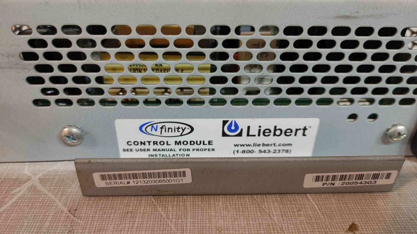 Liebert Infinity Control Module 200543G3(103600)