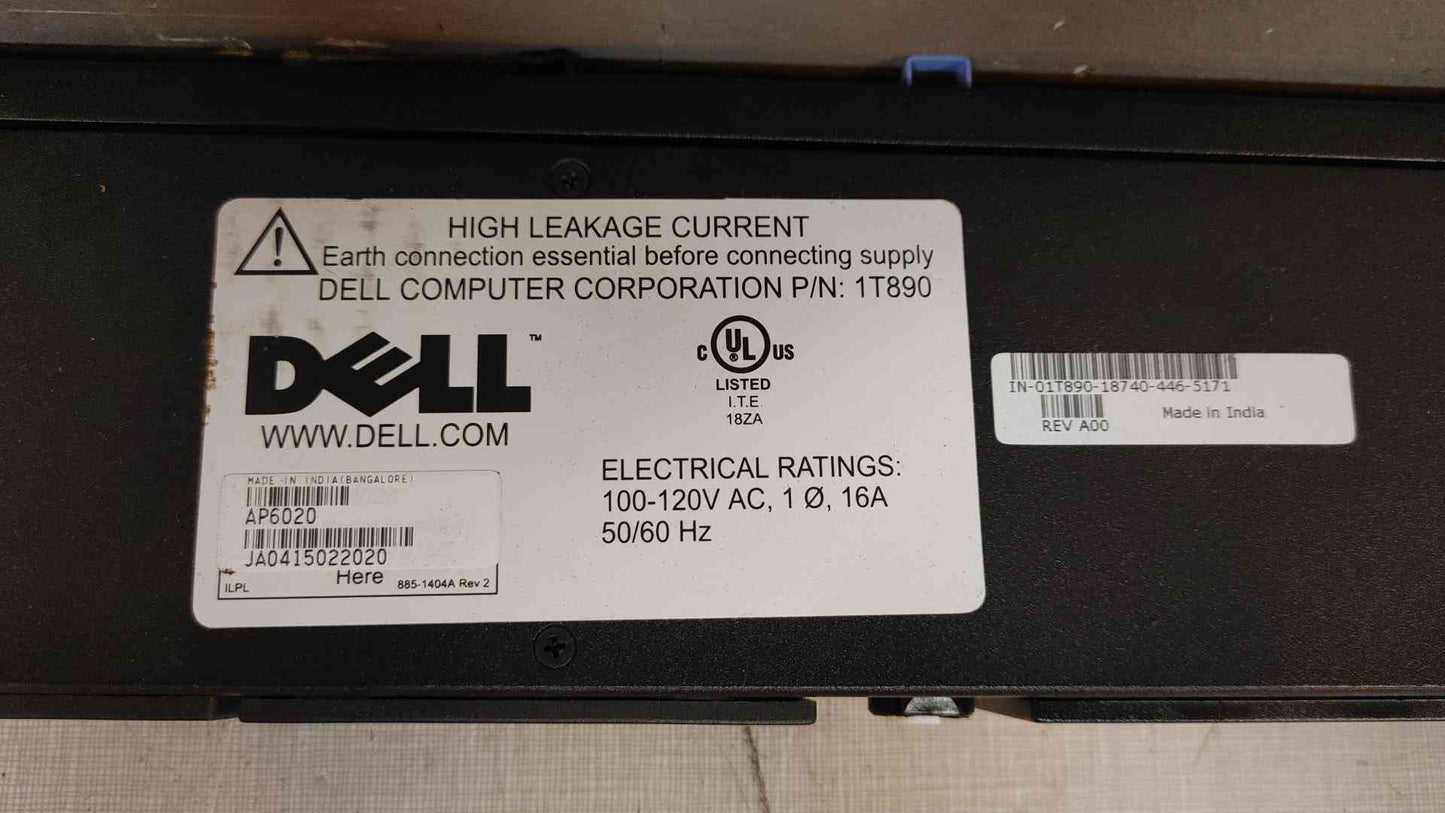 *Pickup Only* Dell PDU Strip 100120VAC 1PH 16A AP6020(103671)