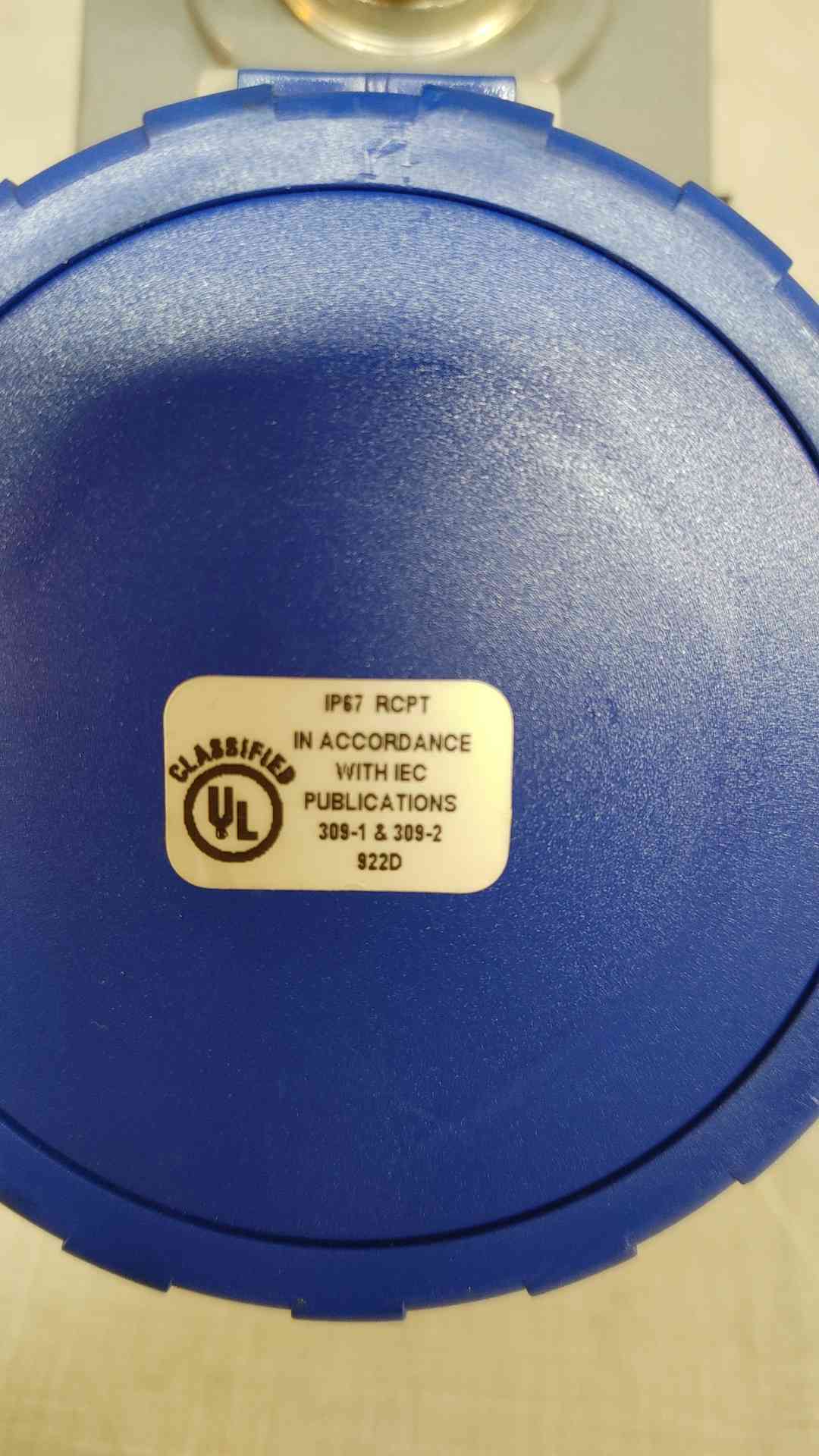 *Pickup Only* Lot of 2 Russellstoll Plug Receptacle 30A 250VAC 3PH 4 Wire RS430R9W(103690)