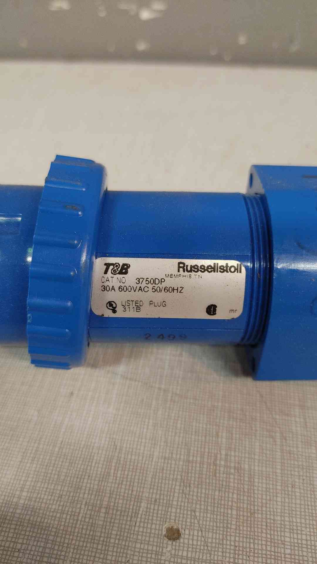 *Pickup Only* Lot of 4 Russellstoll Plug 30A 600VAC 3750DP(103692)