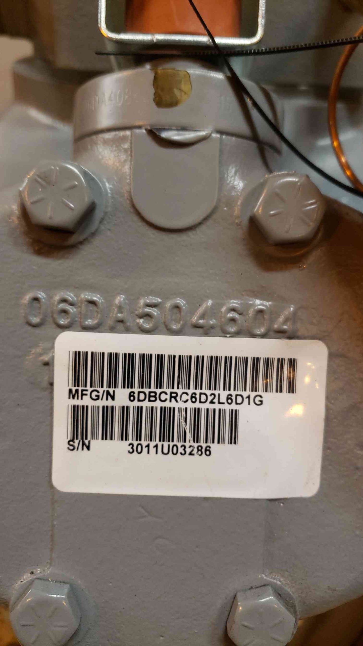 Carlyle Air Compressor 3 Head 06DF3282BA3660 460V 50Hz/60Hz