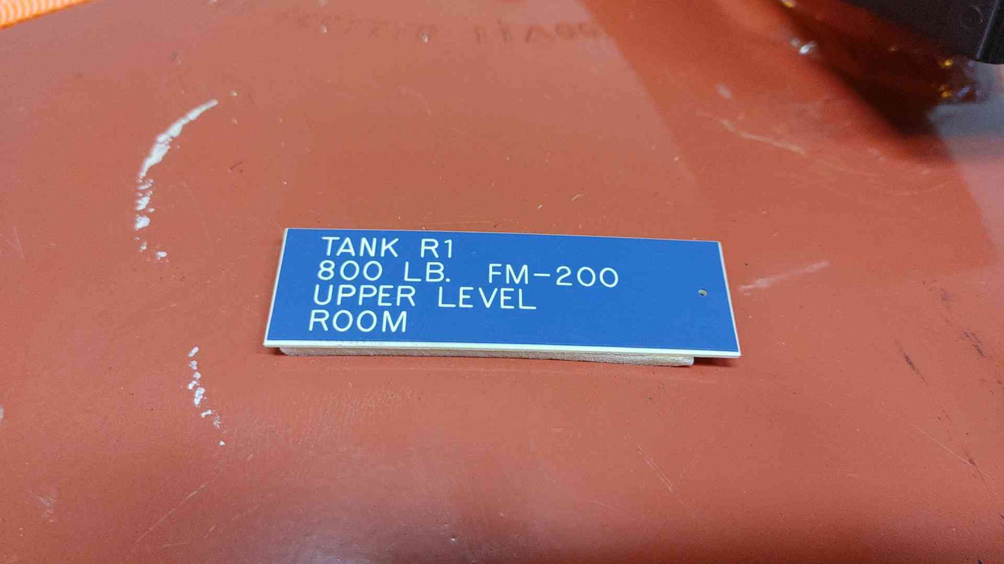 Fenwal Fire Suppression System 800 lbs FM-200 Agent(103950)