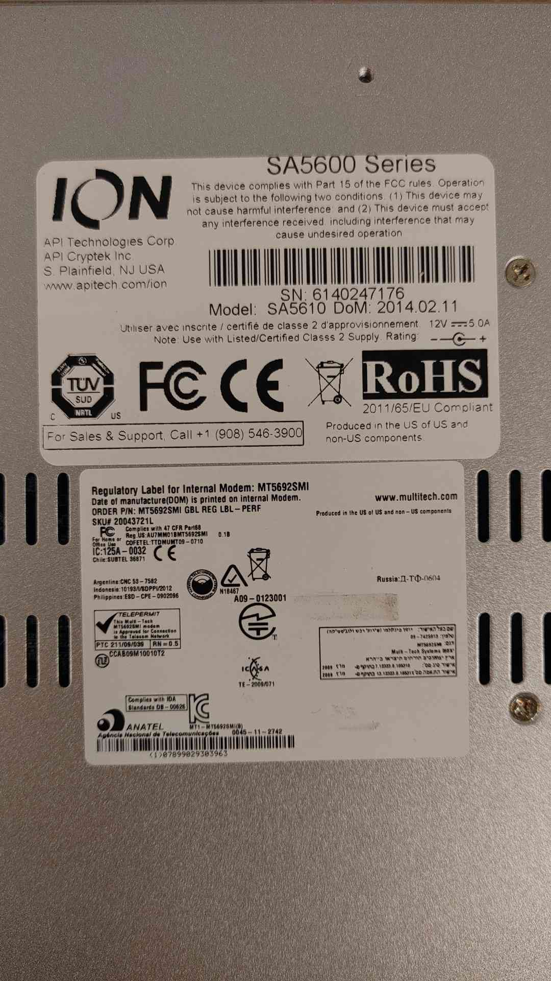 *Pickup Only* Ion SA5600 Series SA5610(103994)