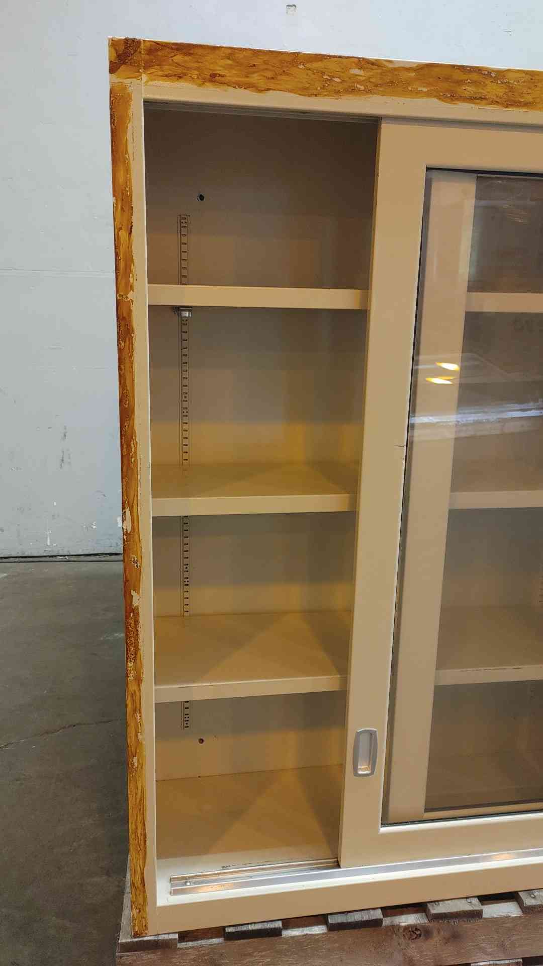 3' Sliding Door Overhead Casework Metal Cabinet(104063)