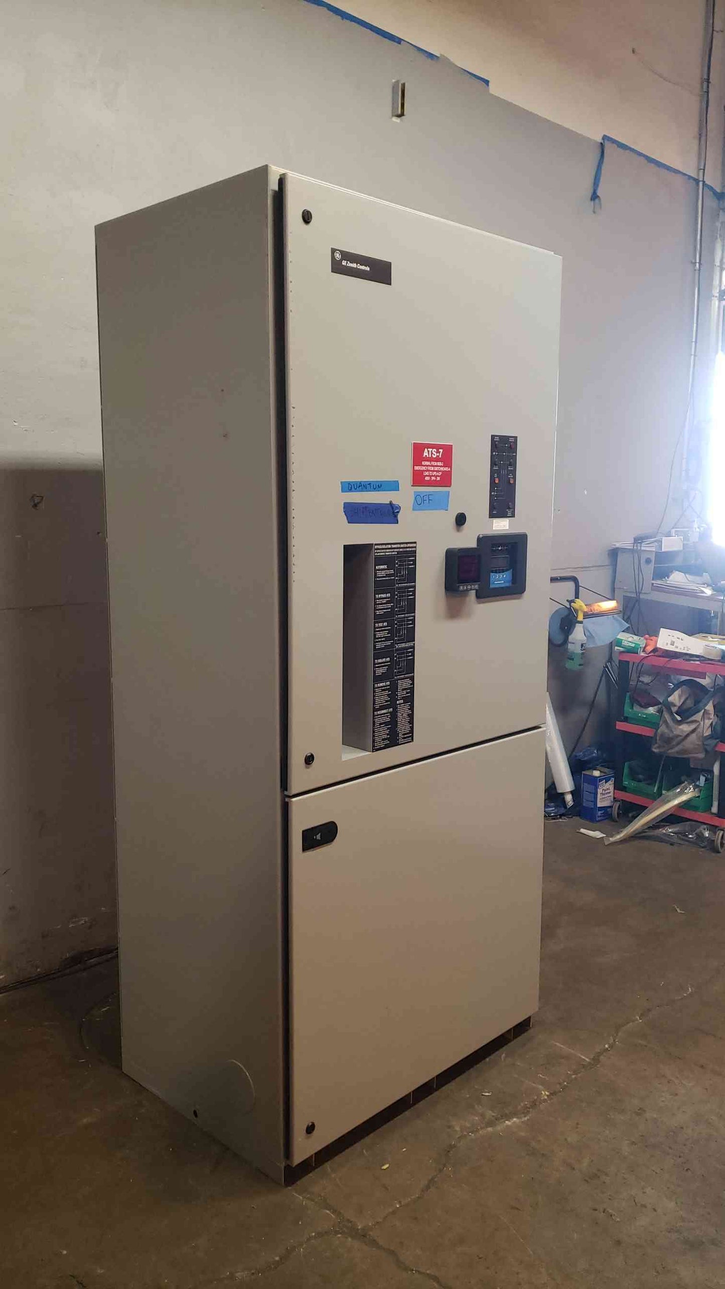 ATS GE Zenith Transfer Switch 480V 1000A 3PH ZB5CB10031-05G601N(104122)